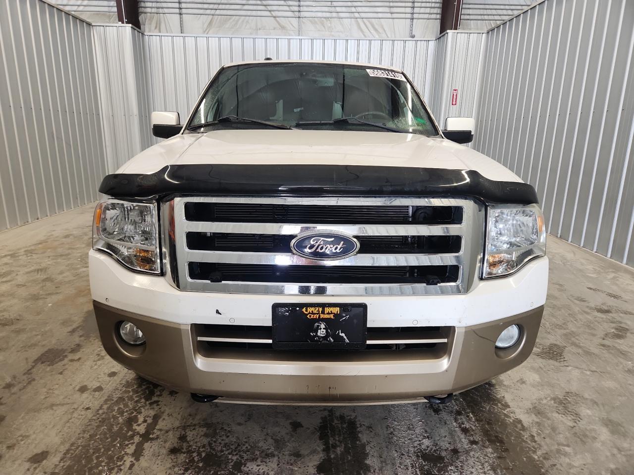 2012 Ford Expedition El Xlt White vin: 1FMJK1J53CEF15463 Damage: Front Bumper Cover Upper, Chipped, 2