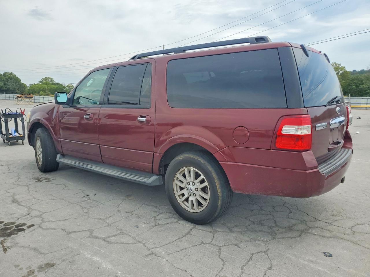 2012 Ford Expedition El Xlt Maroon vin: 1FMJK1J53CEF57003