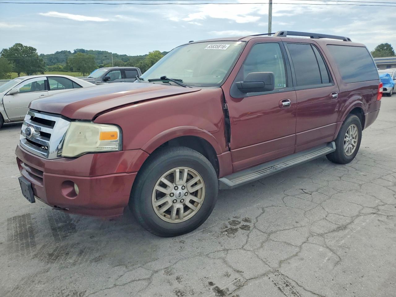 2012 Ford Expedition El Xlt Maroon vin: 1FMJK1J53CEF57003