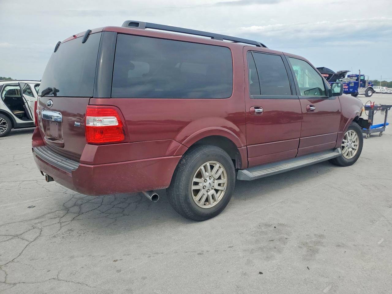 2012 Ford Expedition El Xlt Maroon vin: 1FMJK1J53CEF57003