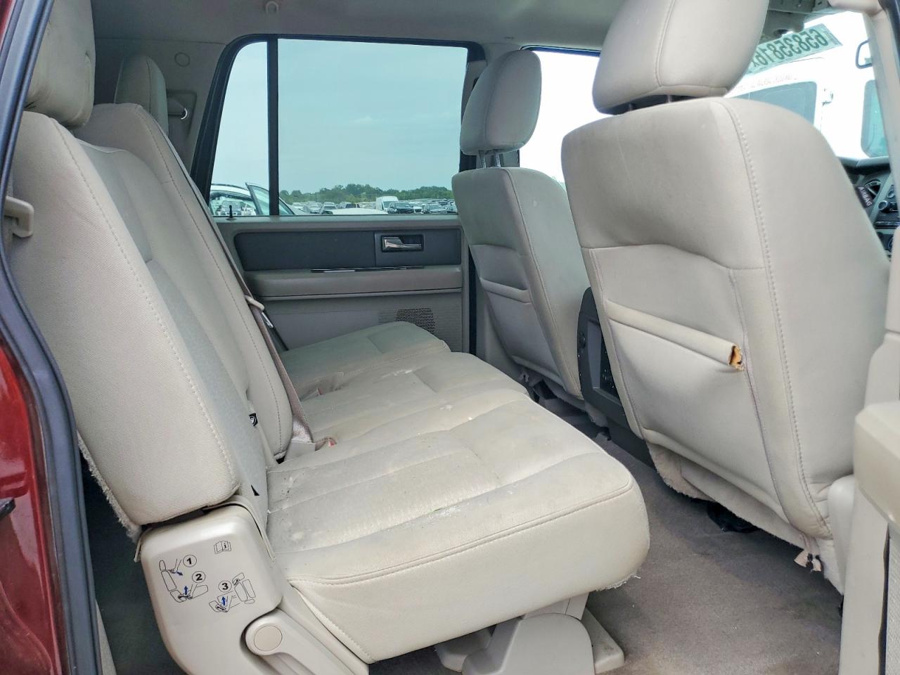 2012 Ford Expedition El Xlt Maroon vin: 1FMJK1J53CEF57003