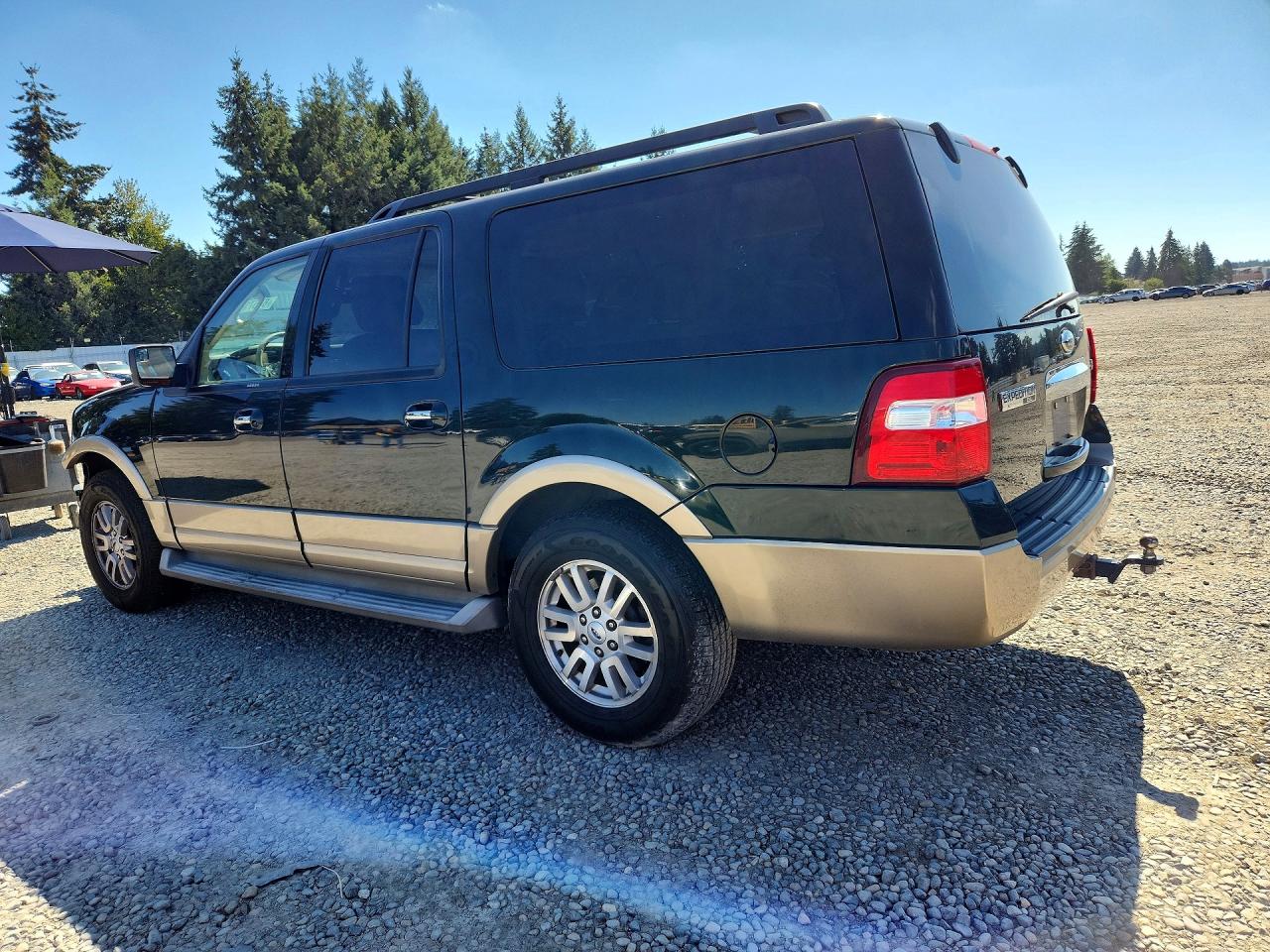 2013 Ford Expedition El Xlt Green vin: 1FMJK1J53DEF31714