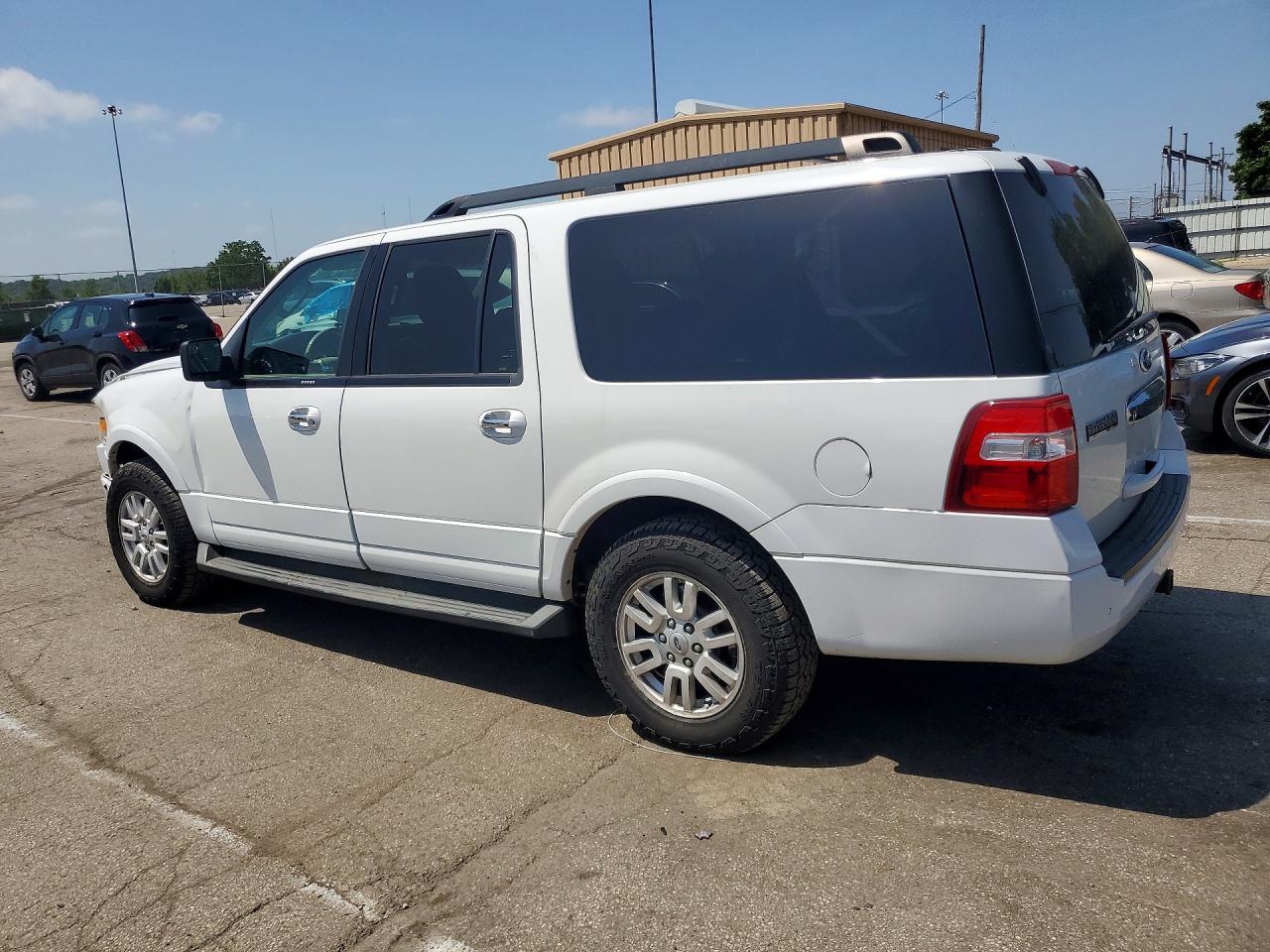 2014 Ford Expedition El Xlt White vin: 1FMJK1J53EEF02523