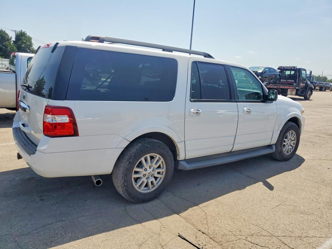 2014 Ford Expedition El Xlt White vin: 1FMJK1J53EEF02523