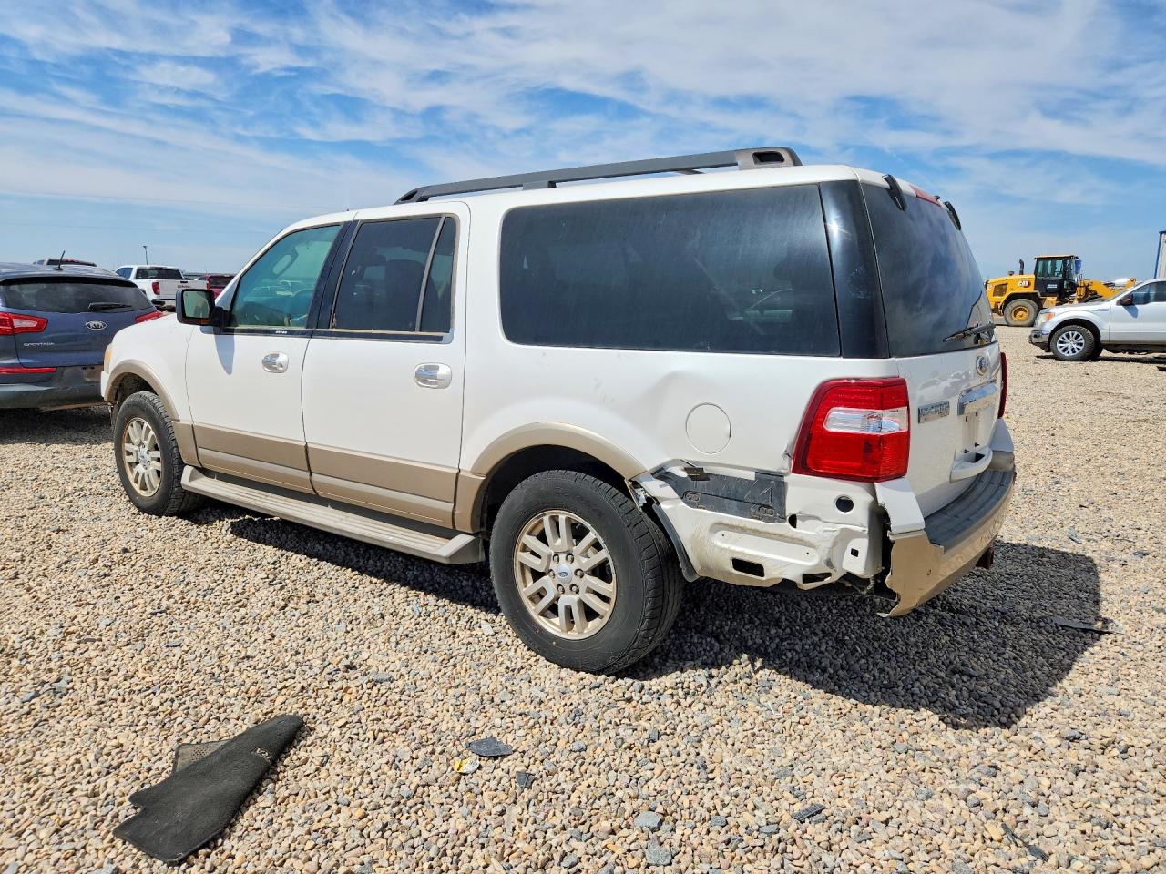 2011 Ford Expedition El Xlt White vin: 1FMJK1J54BEF24980