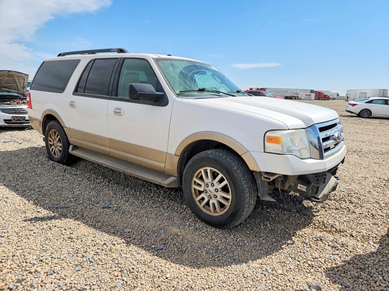 2011 Ford Expedition El Xlt White vin: 1FMJK1J54BEF24980
