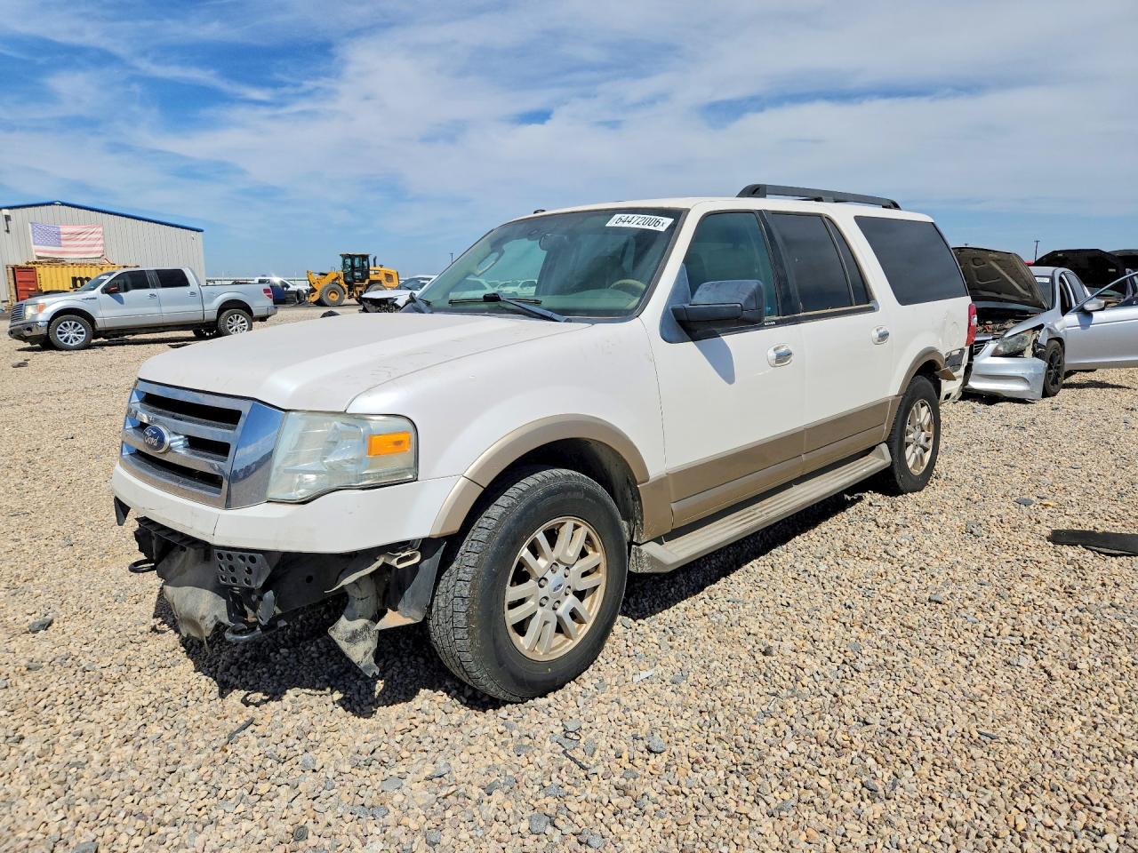 2011 Ford Expedition El Xlt White vin: 1FMJK1J54BEF24980