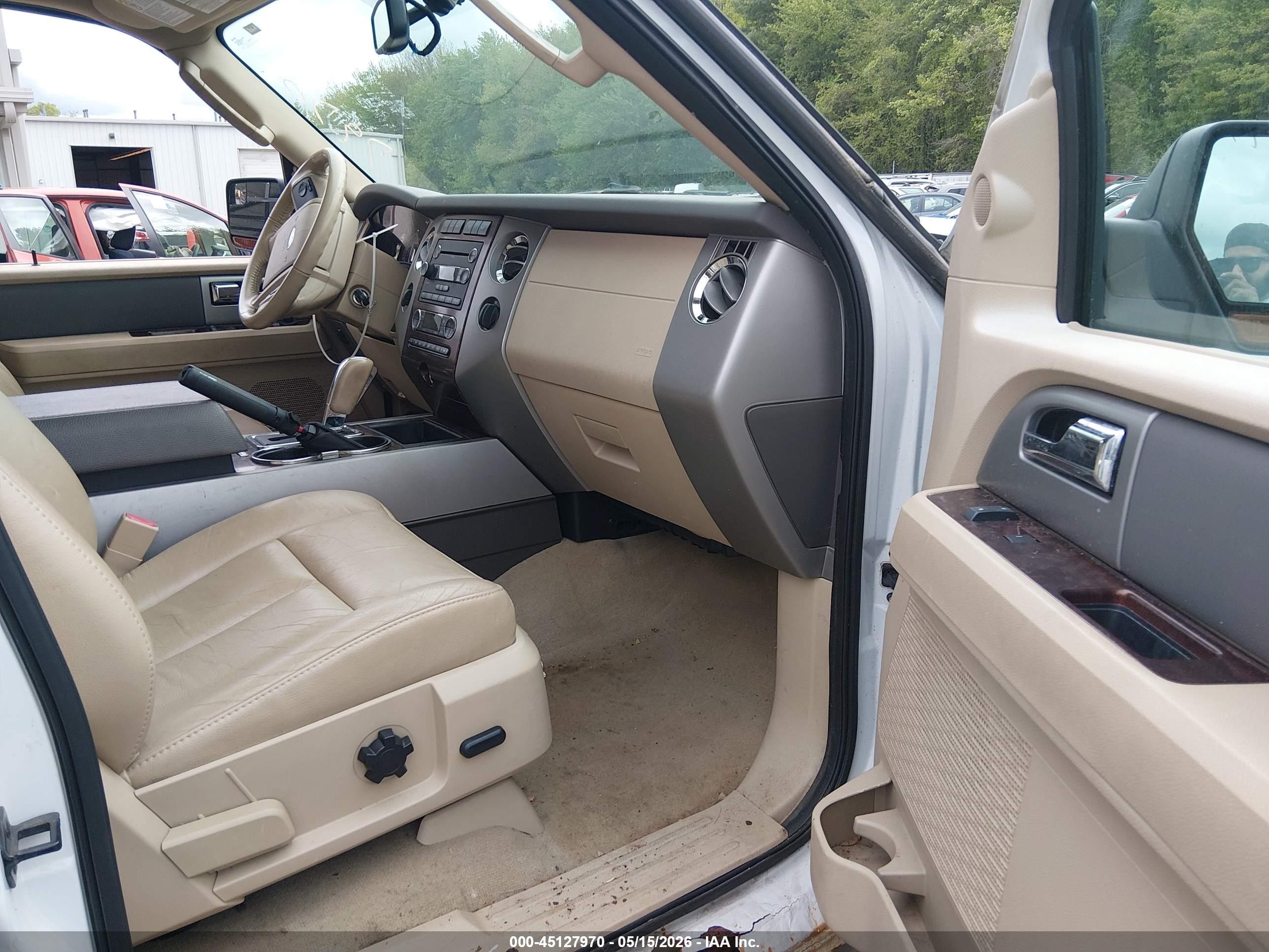 2012 Ford Expedition El Xlt White vin: 1FMJK1J54CEF11325