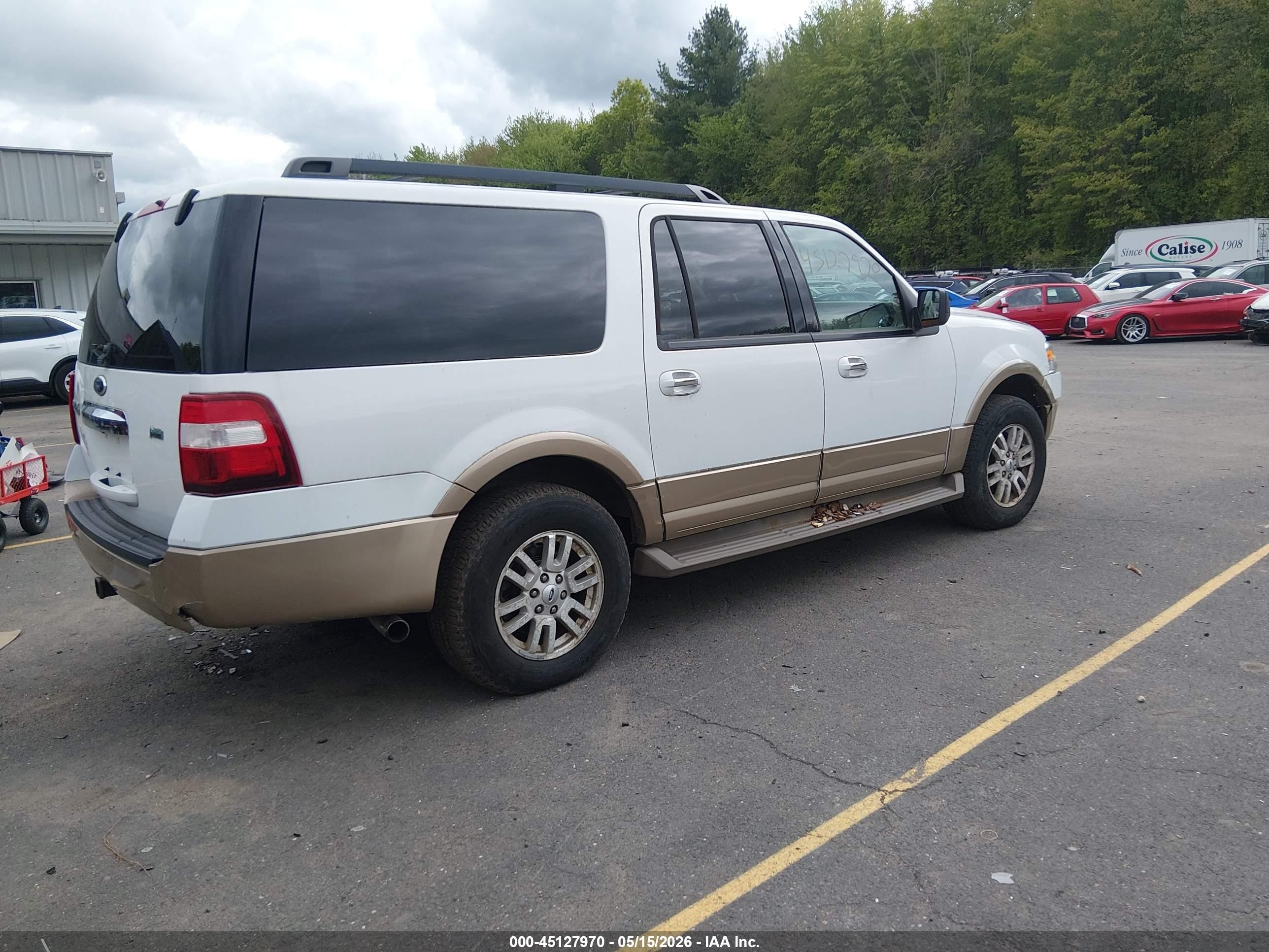 2012 Ford Expedition El Xlt White vin: 1FMJK1J54CEF11325