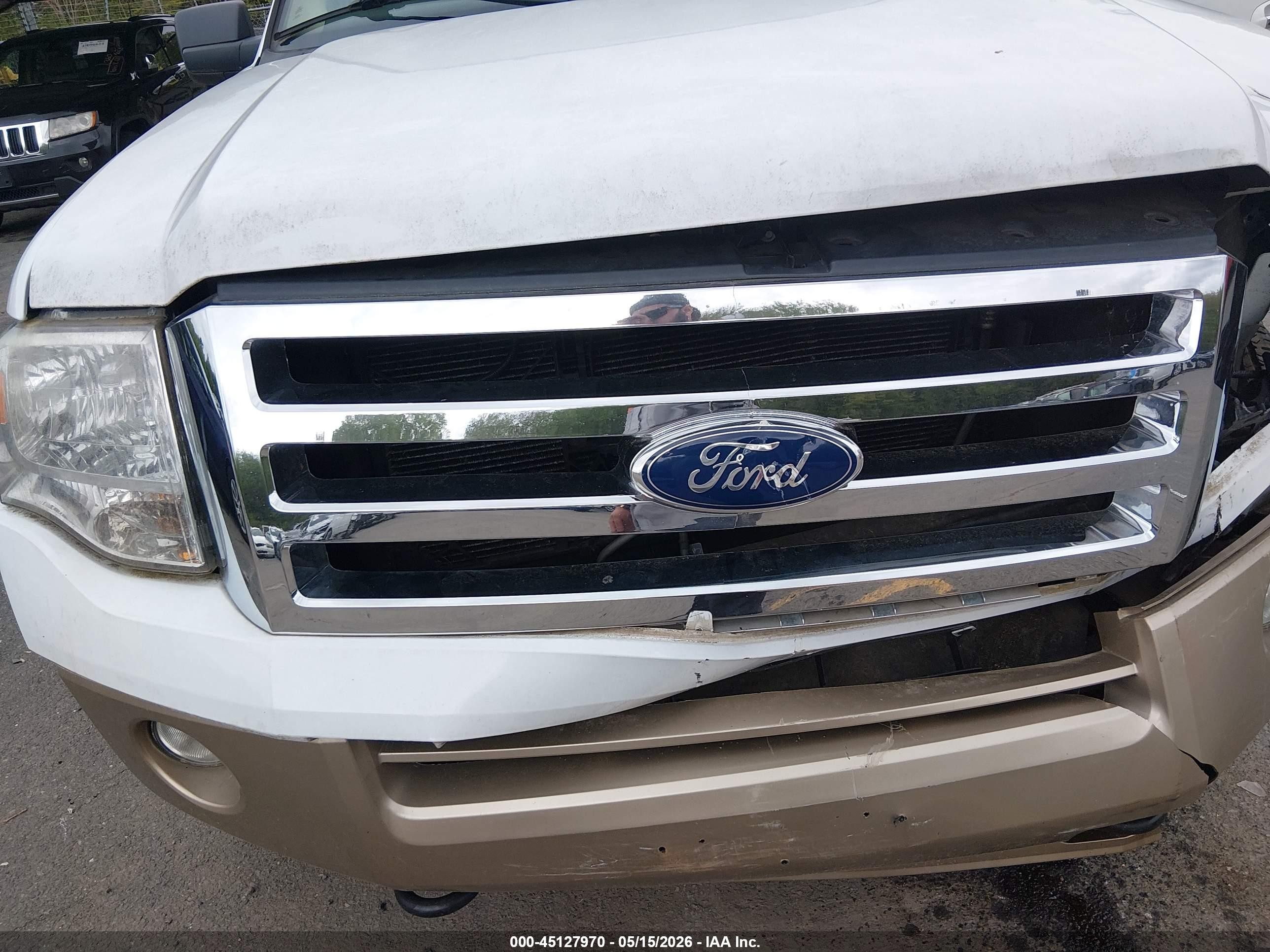 2012 Ford Expedition El Xlt White vin: 1FMJK1J54CEF11325