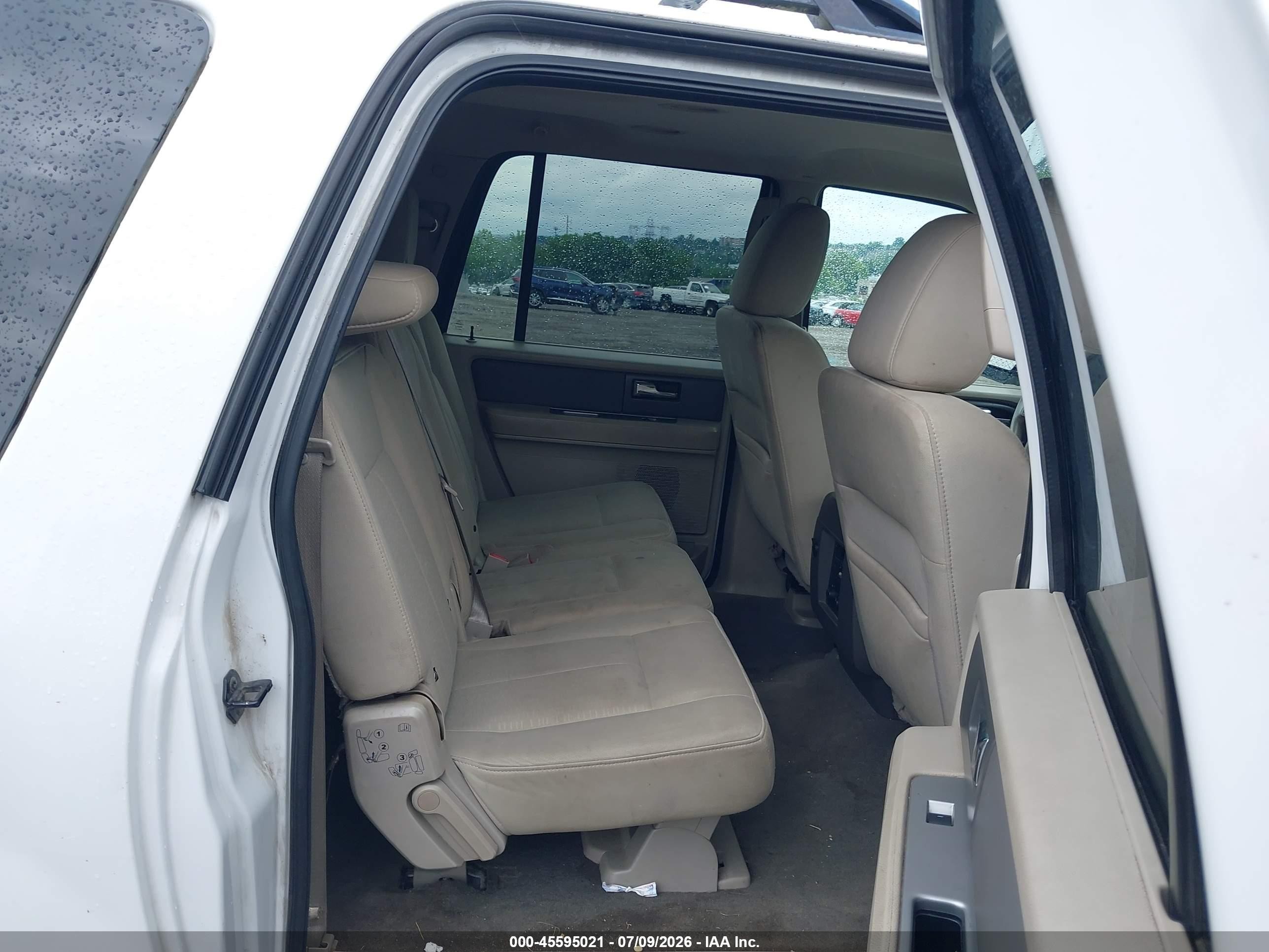 2012 Ford Expedition El Xlt White vin: 1FMJK1J54CEF65403