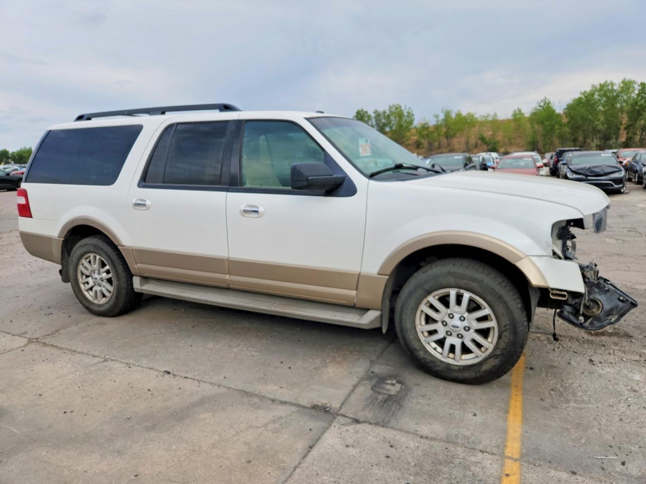 2013 Ford Expedition El Xlt Белый vin: 1FMJK1J54DEF47856