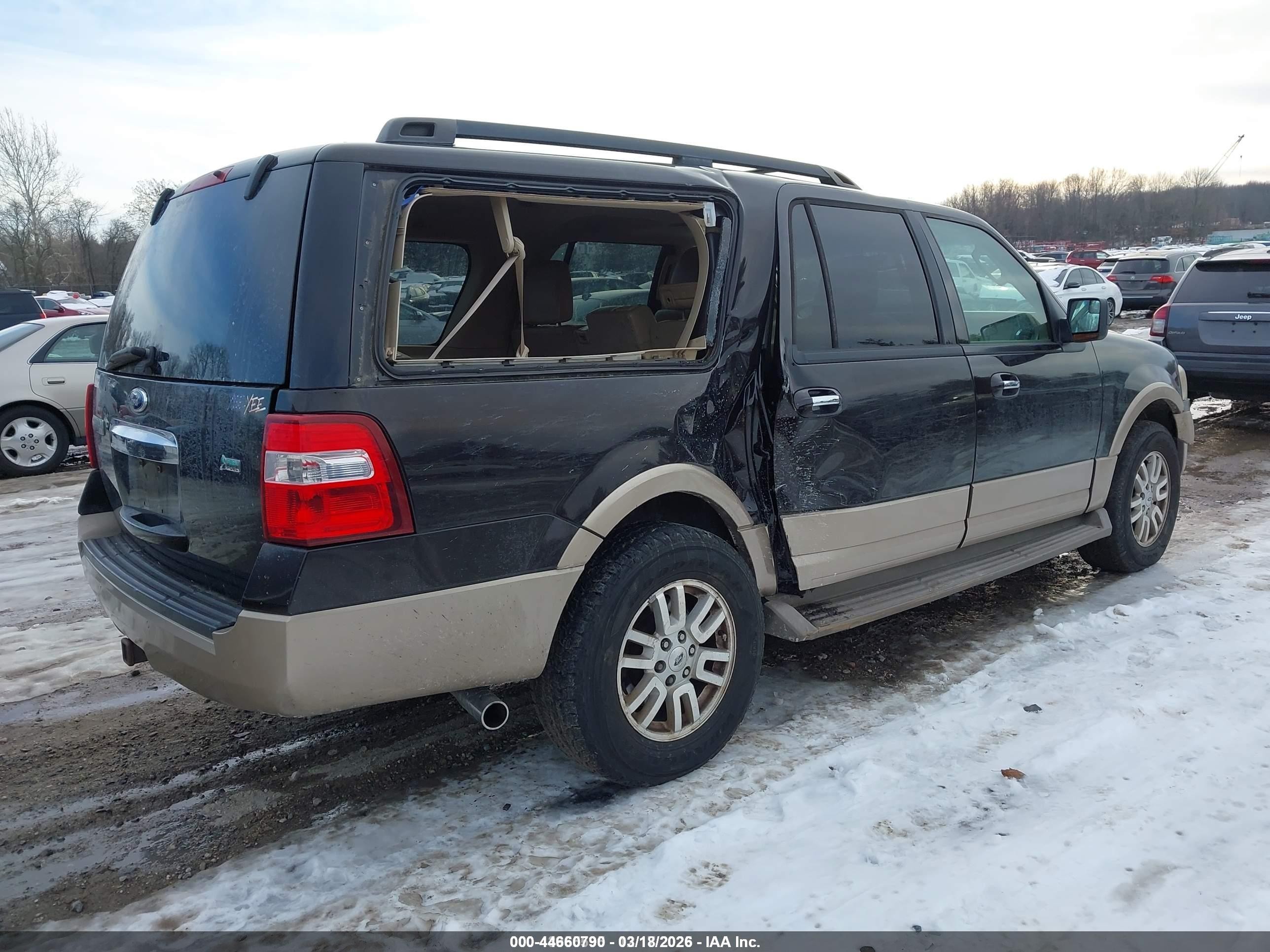 2013 Ford Expedition El Xlt Black vin: 1FMJK1J54DEF54919