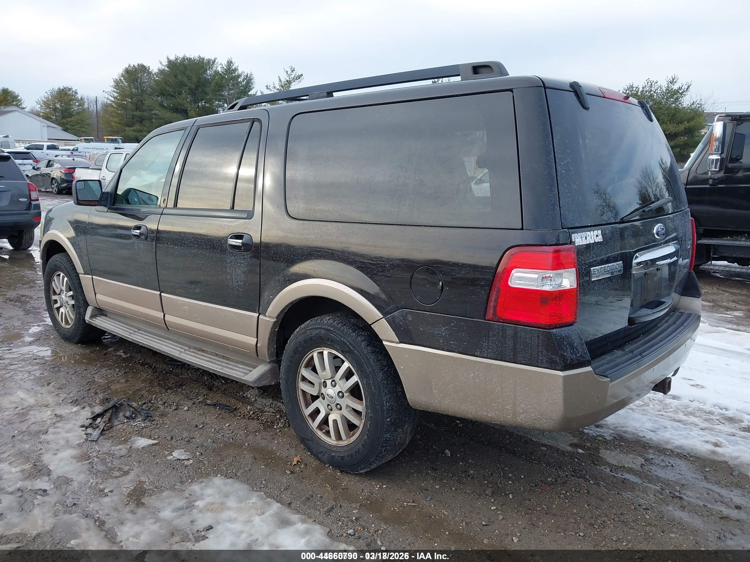 2013 Ford Expedition El Xlt Black vin: 1FMJK1J54DEF54919