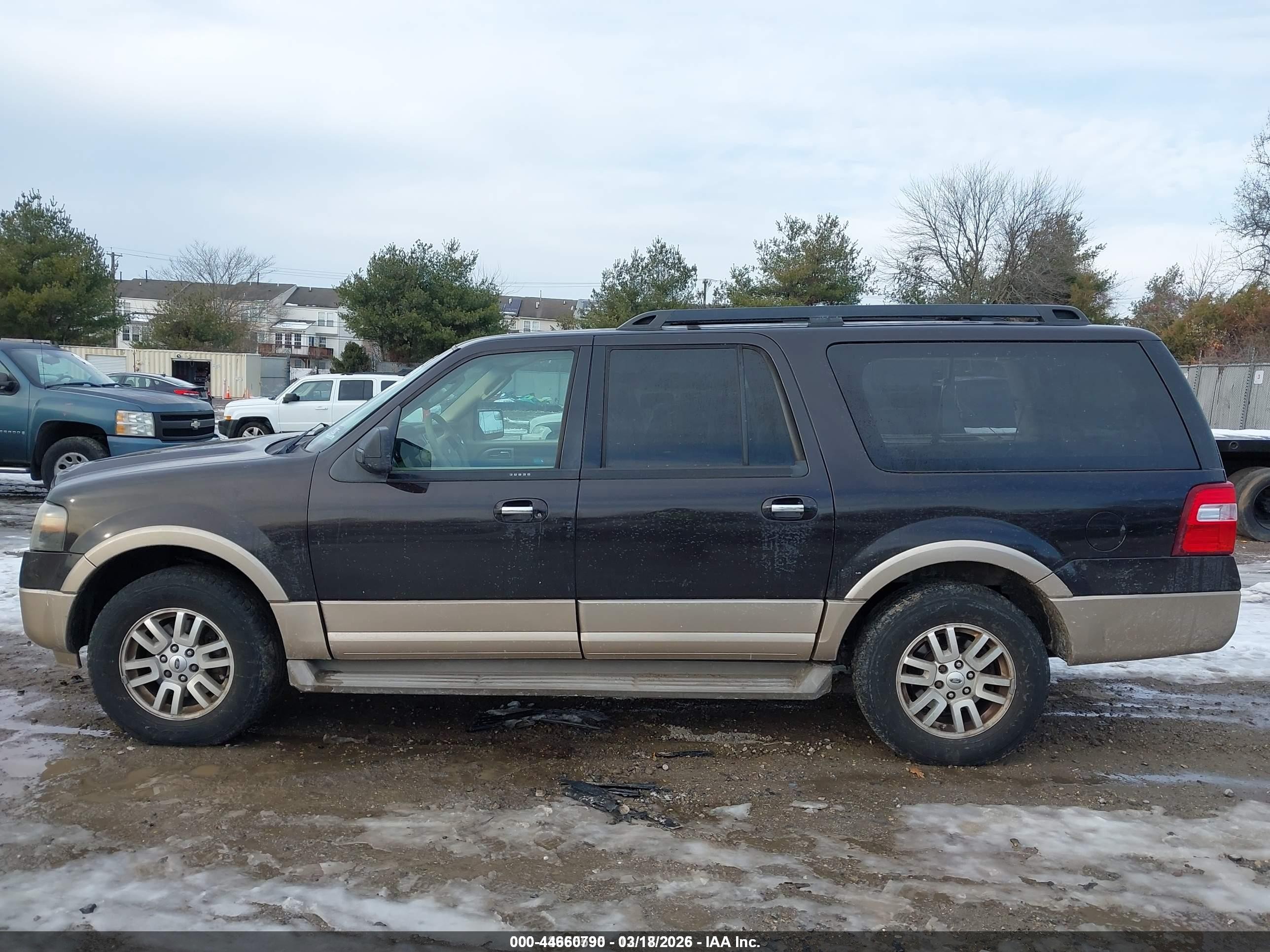 2013 Ford Expedition El Xlt Black vin: 1FMJK1J54DEF54919