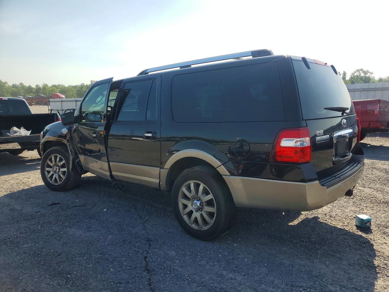 2013 Ford Expedition El King Ranch Black vin: 1FMJK1J55DEF29043