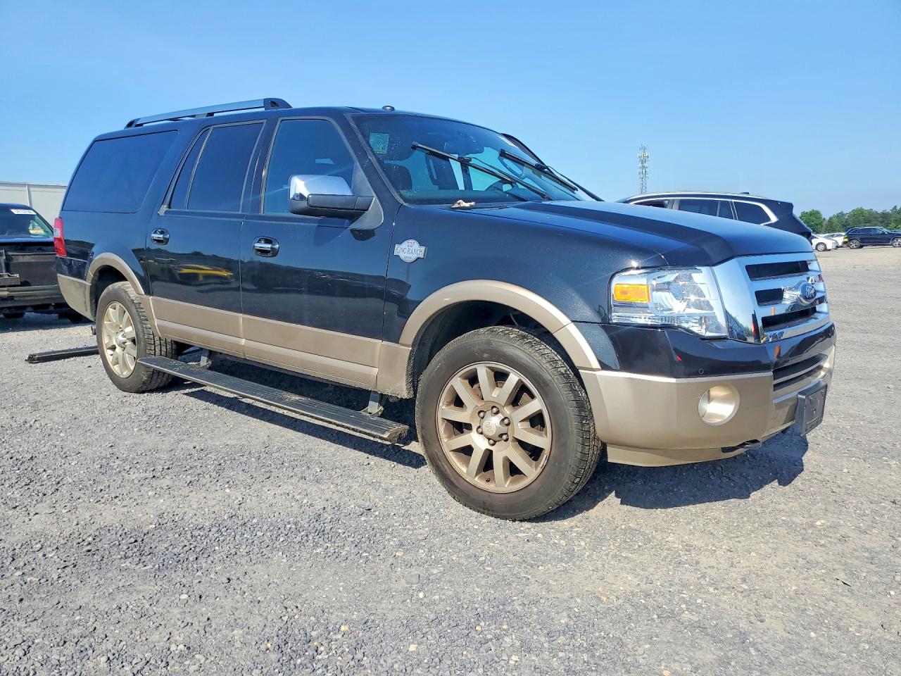 2013 Ford Expedition El King Ranch Black vin: 1FMJK1J55DEF29043