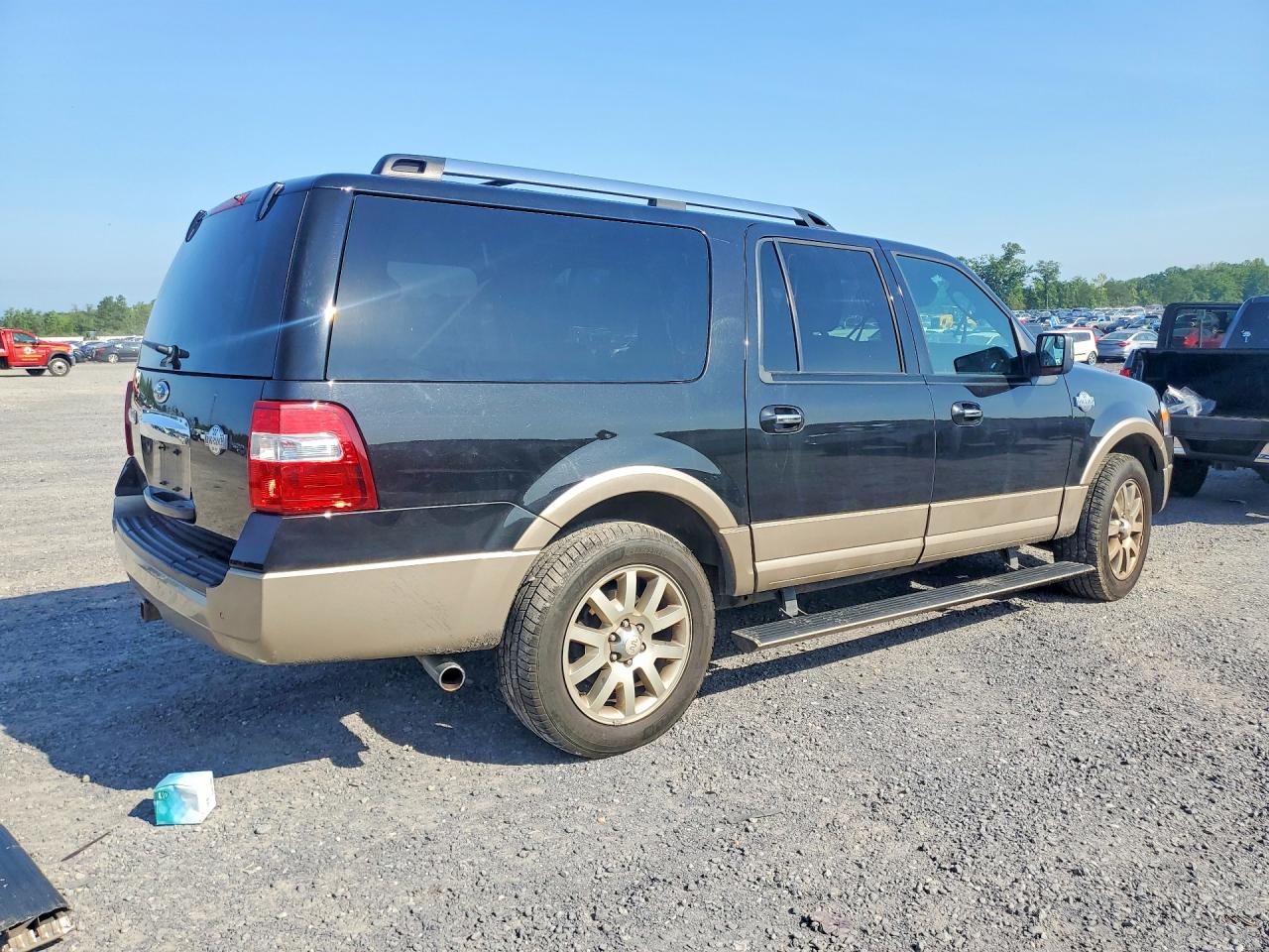 2013 Ford Expedition El King Ranch Black vin: 1FMJK1J55DEF29043