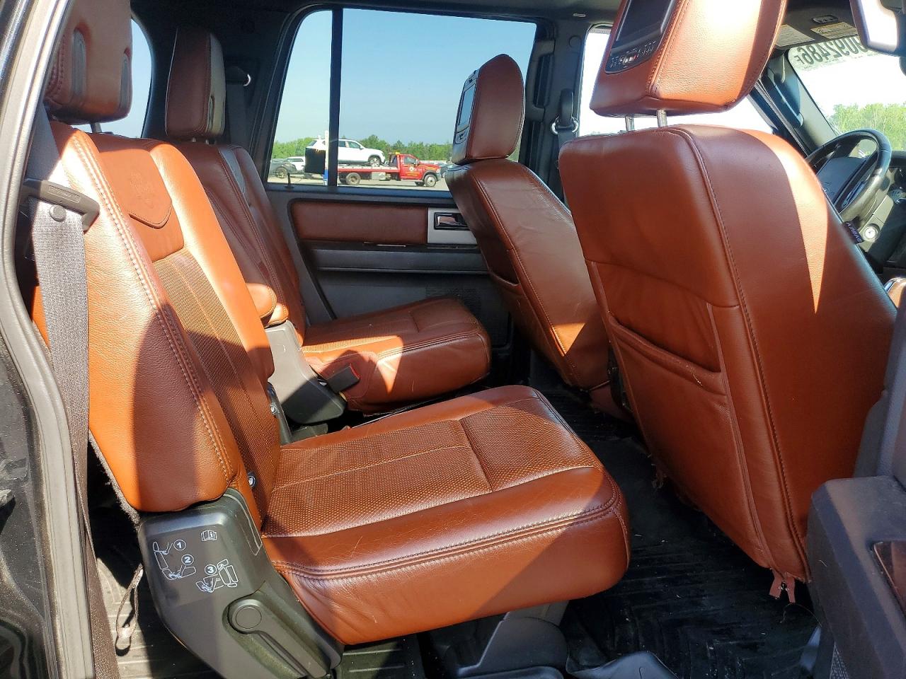 2013 Ford Expedition El King Ranch Black vin: 1FMJK1J55DEF29043