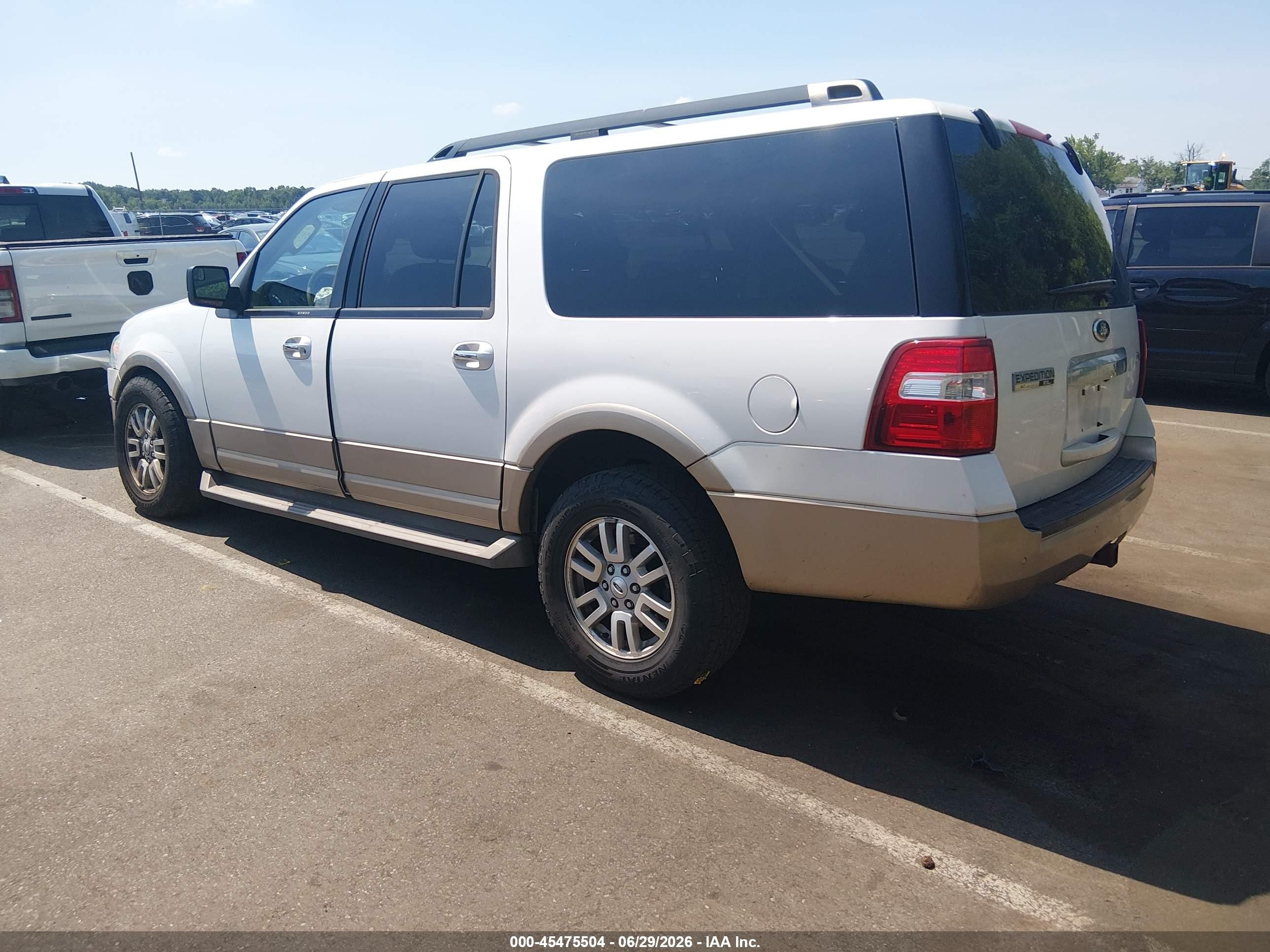 2014 Ford Expedition El King Ranch/xlt White vin: 1FMJK1J55EEF51058
