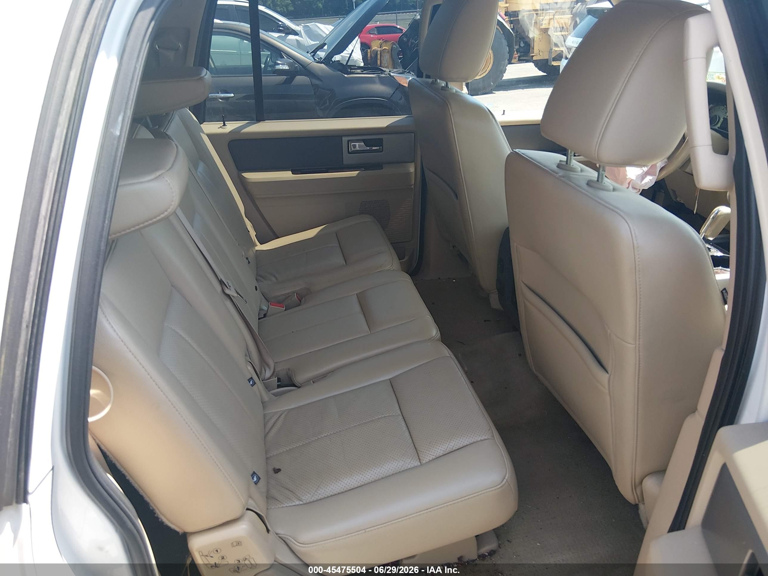 2014 Ford Expedition El King Ranch/xlt White vin: 1FMJK1J55EEF51058