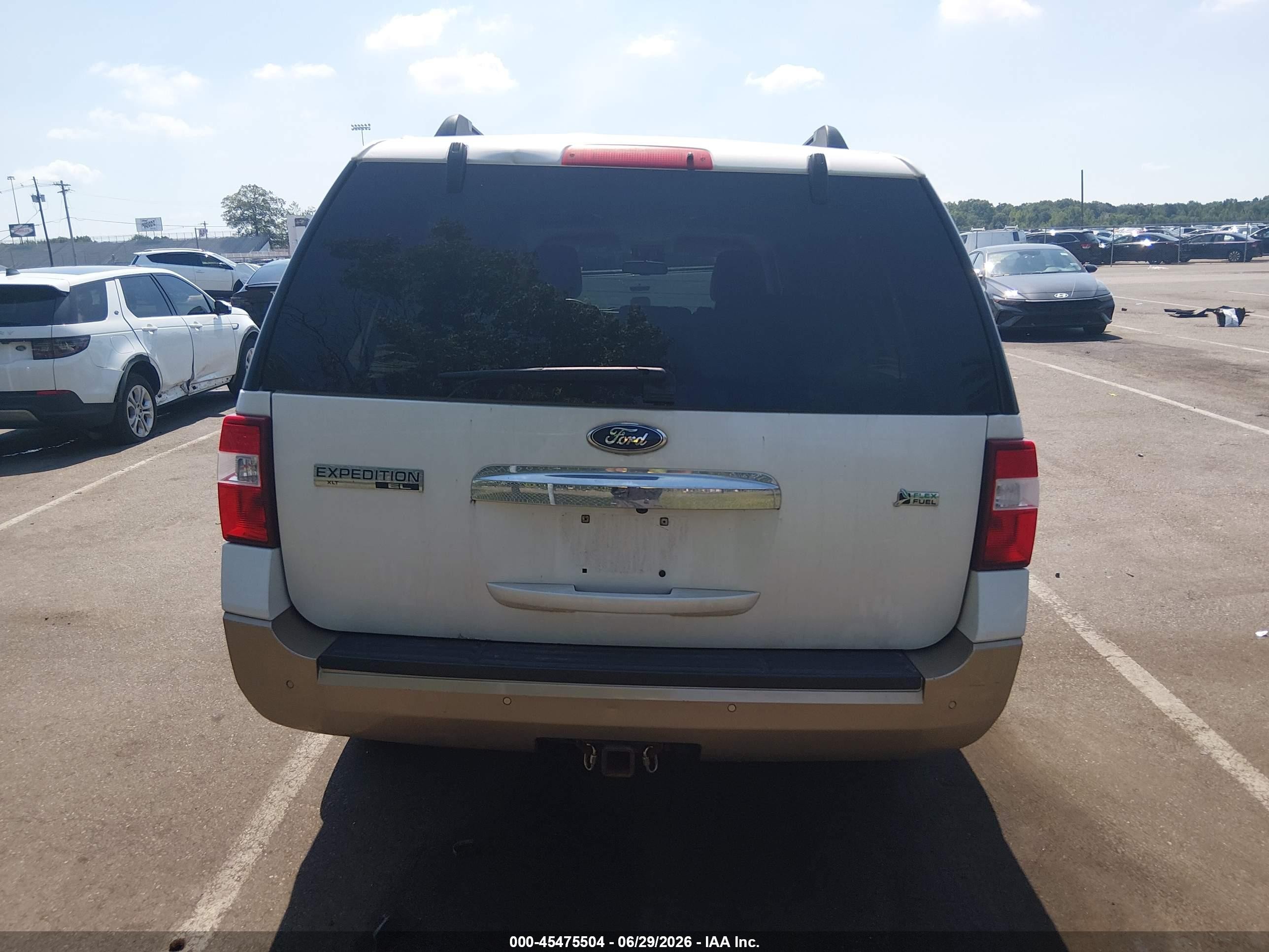 2014 Ford Expedition El King Ranch/xlt White vin: 1FMJK1J55EEF51058