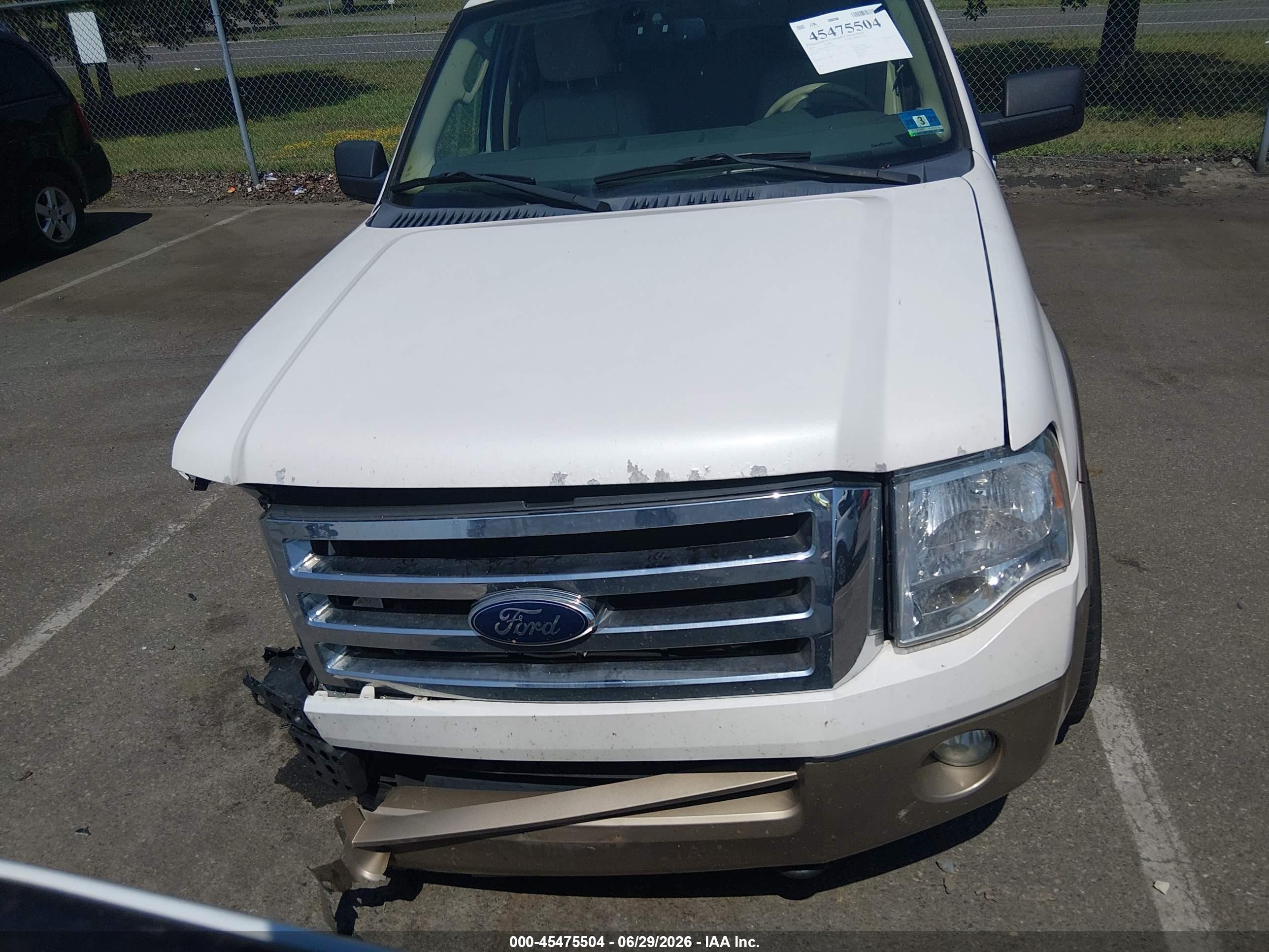 2014 Ford Expedition El King Ranch/xlt White vin: 1FMJK1J55EEF51058