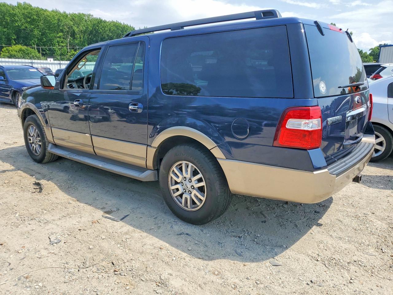 2014 Ford Expedition El Xlt Blue vin: 1FMJK1J56EEF36133