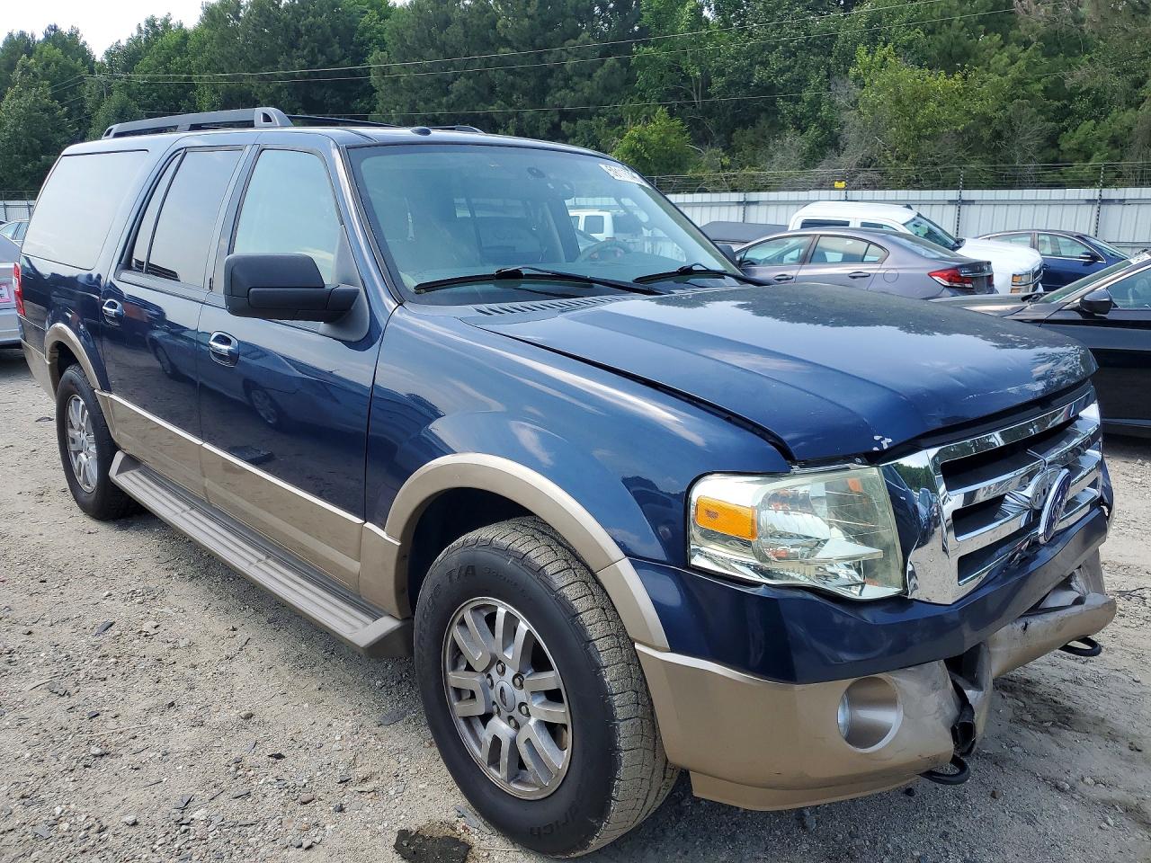 2014 Ford Expedition El Xlt Blue vin: 1FMJK1J56EEF36133