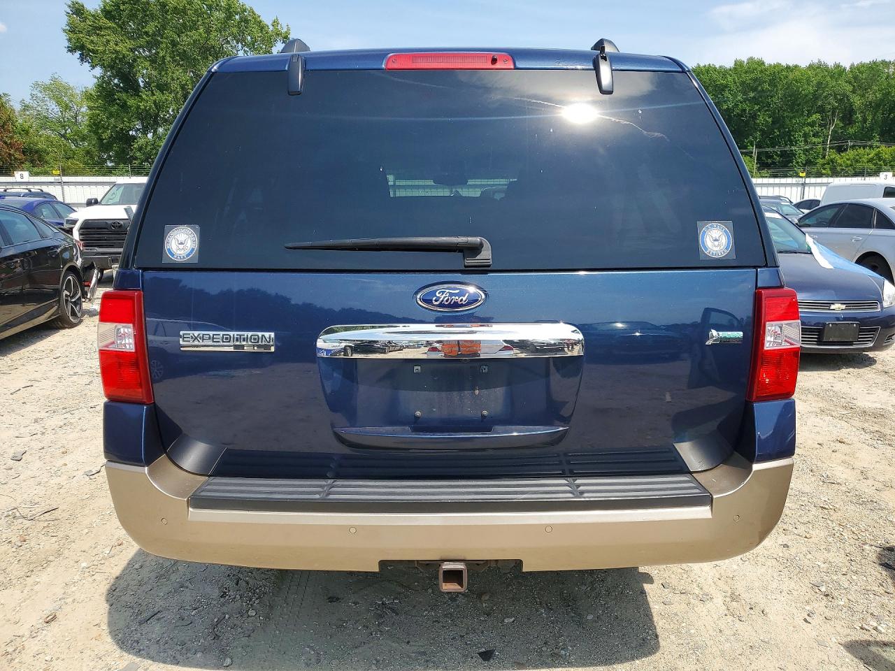 2014 Ford Expedition El Xlt Blue vin: 1FMJK1J56EEF36133