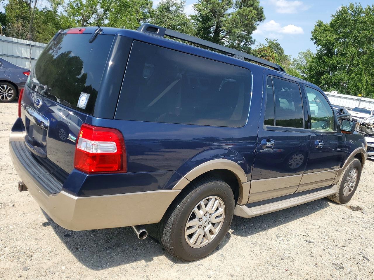 2014 Ford Expedition El Xlt Blue vin: 1FMJK1J56EEF36133