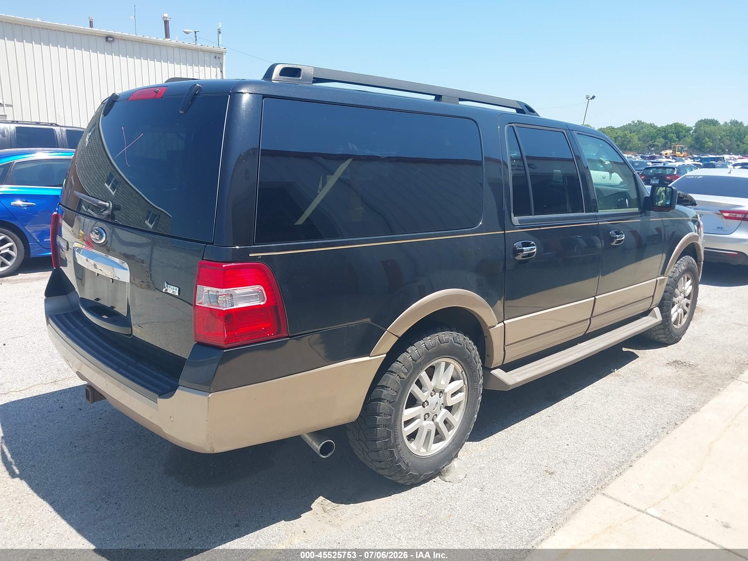 2014 Ford Expedition El King Ranch/xlt Black vin: 1FMJK1J56EEF52168