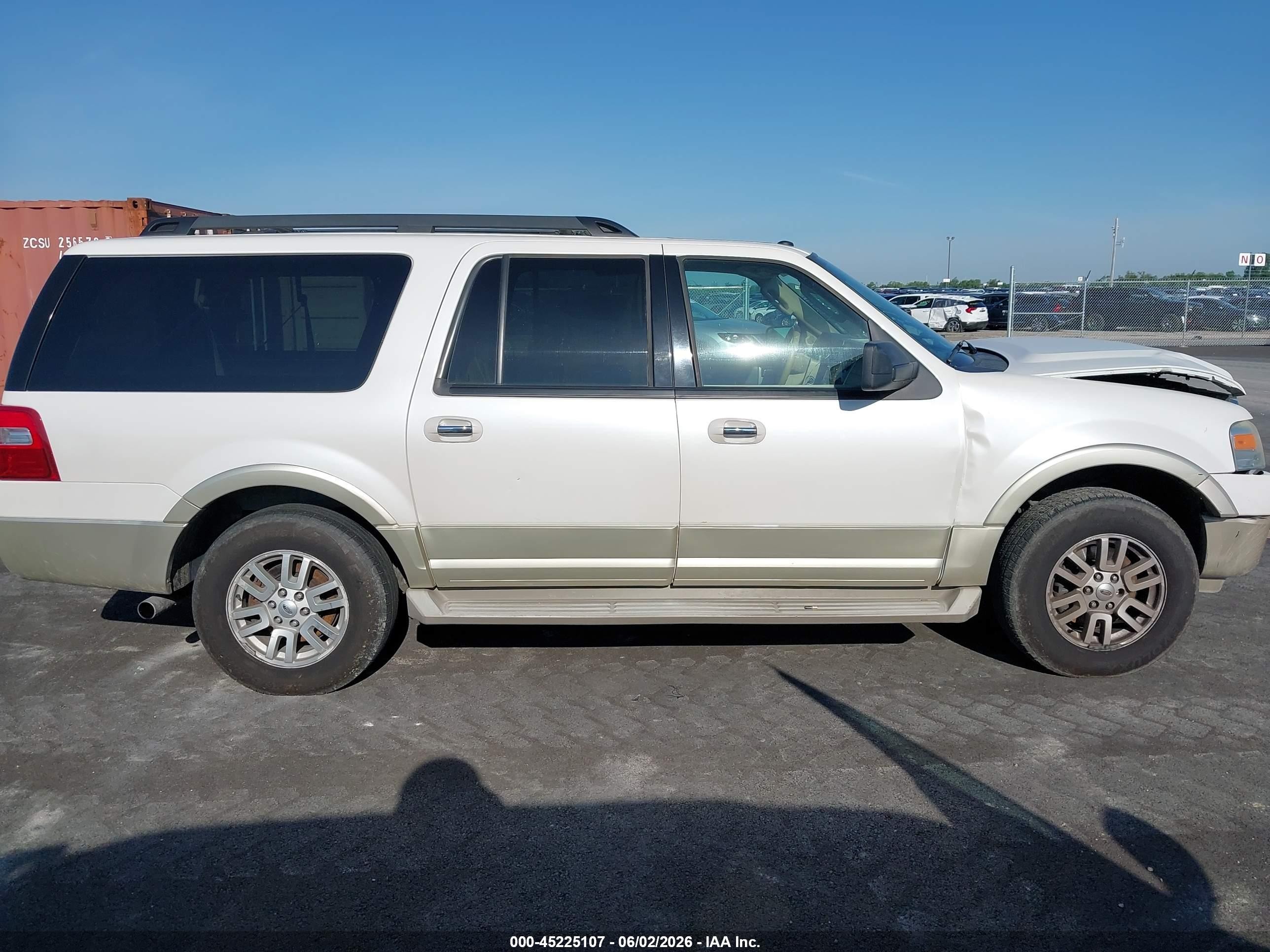 2010 Ford Expedition El Eddie Bauer/king Ranch White vin: 1FMJK1J57AEB52954