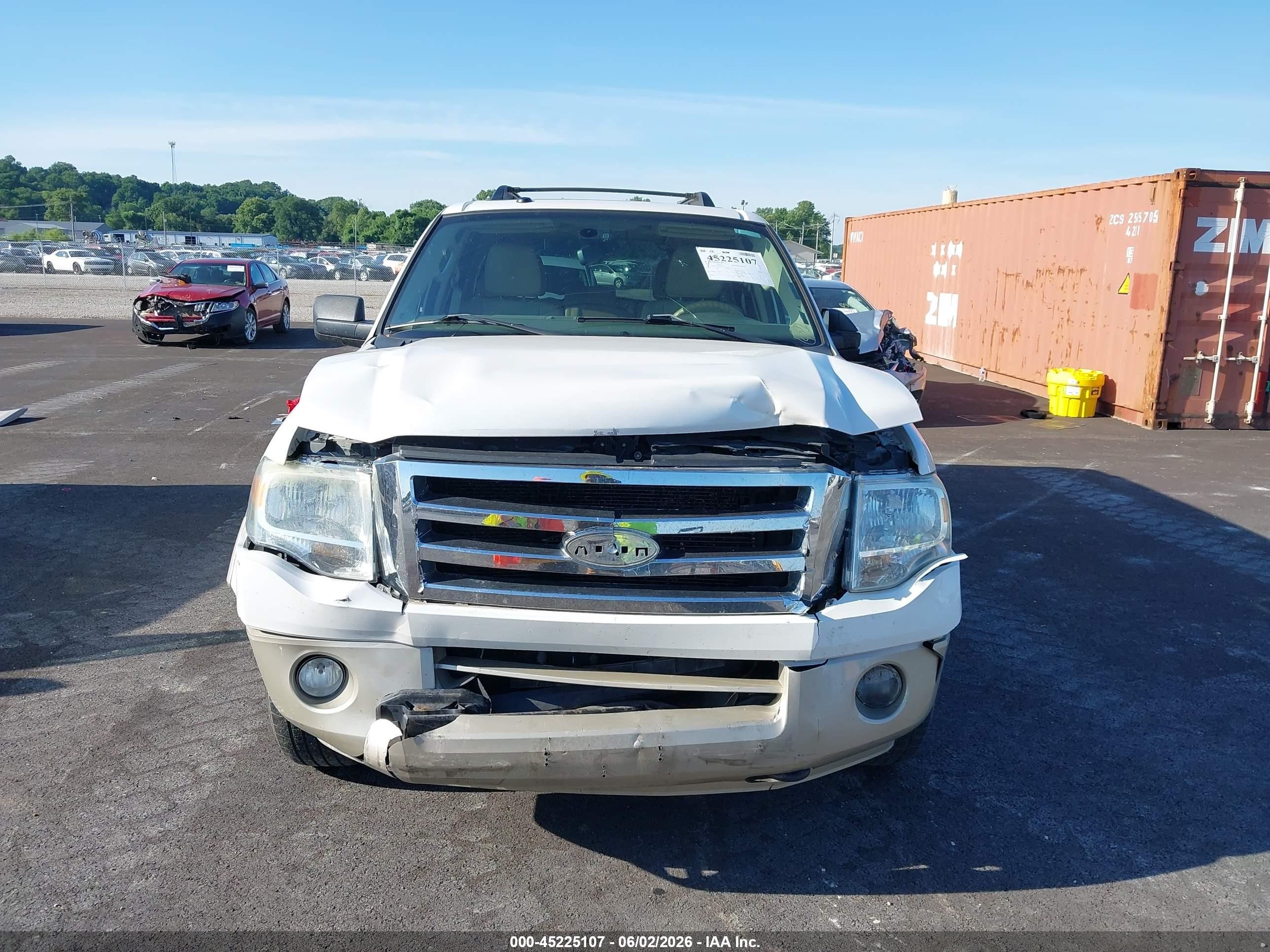 2010 Ford Expedition El Eddie Bauer/king Ranch White vin: 1FMJK1J57AEB52954