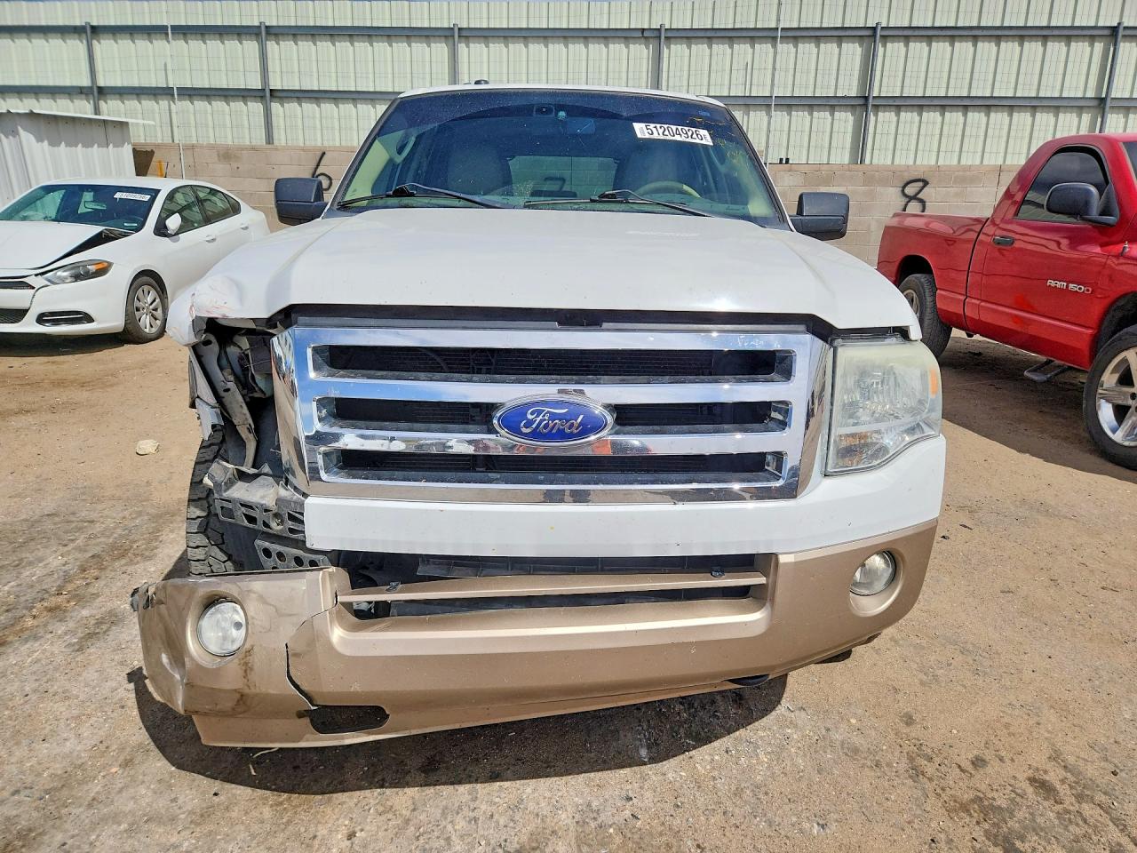 2014 Ford Expedition El Xlt White vin: 1FMJK1J57EEF52180