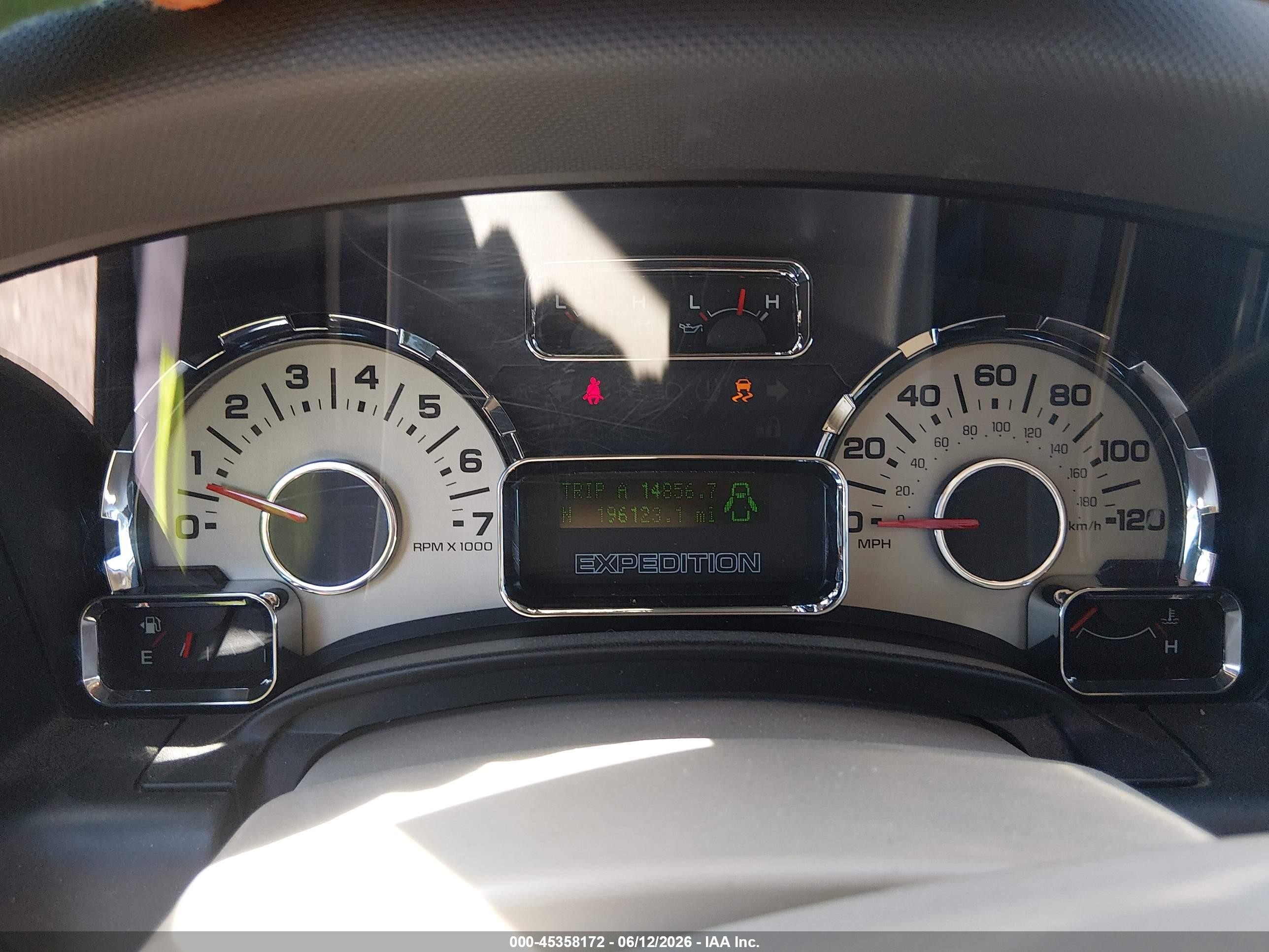 2011 Ford Expedition El Xlt White vin: 1FMJK1J58BEF06501