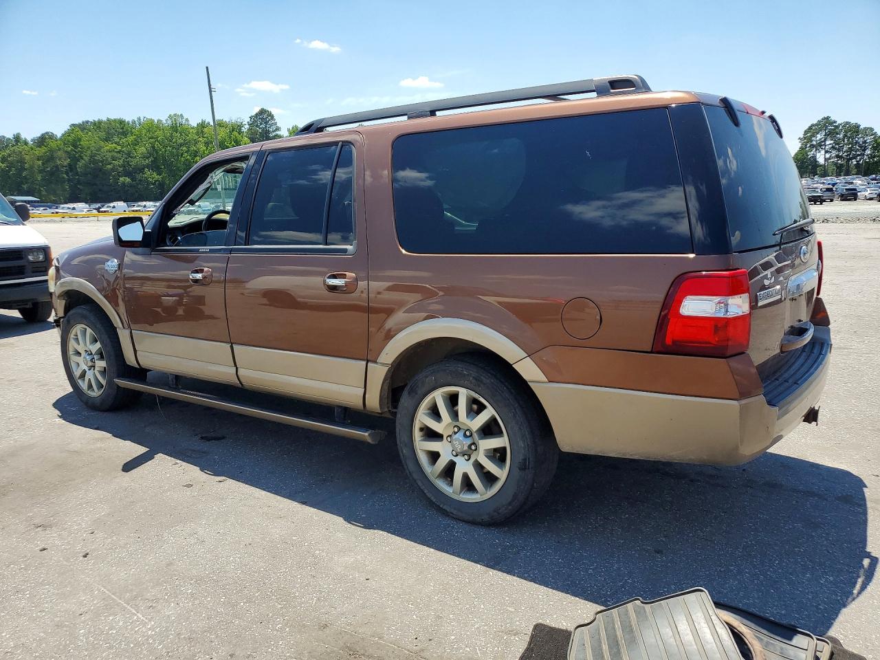 2011 Ford Expedition El Xlt Brown vin: 1FMJK1J58BEF25923