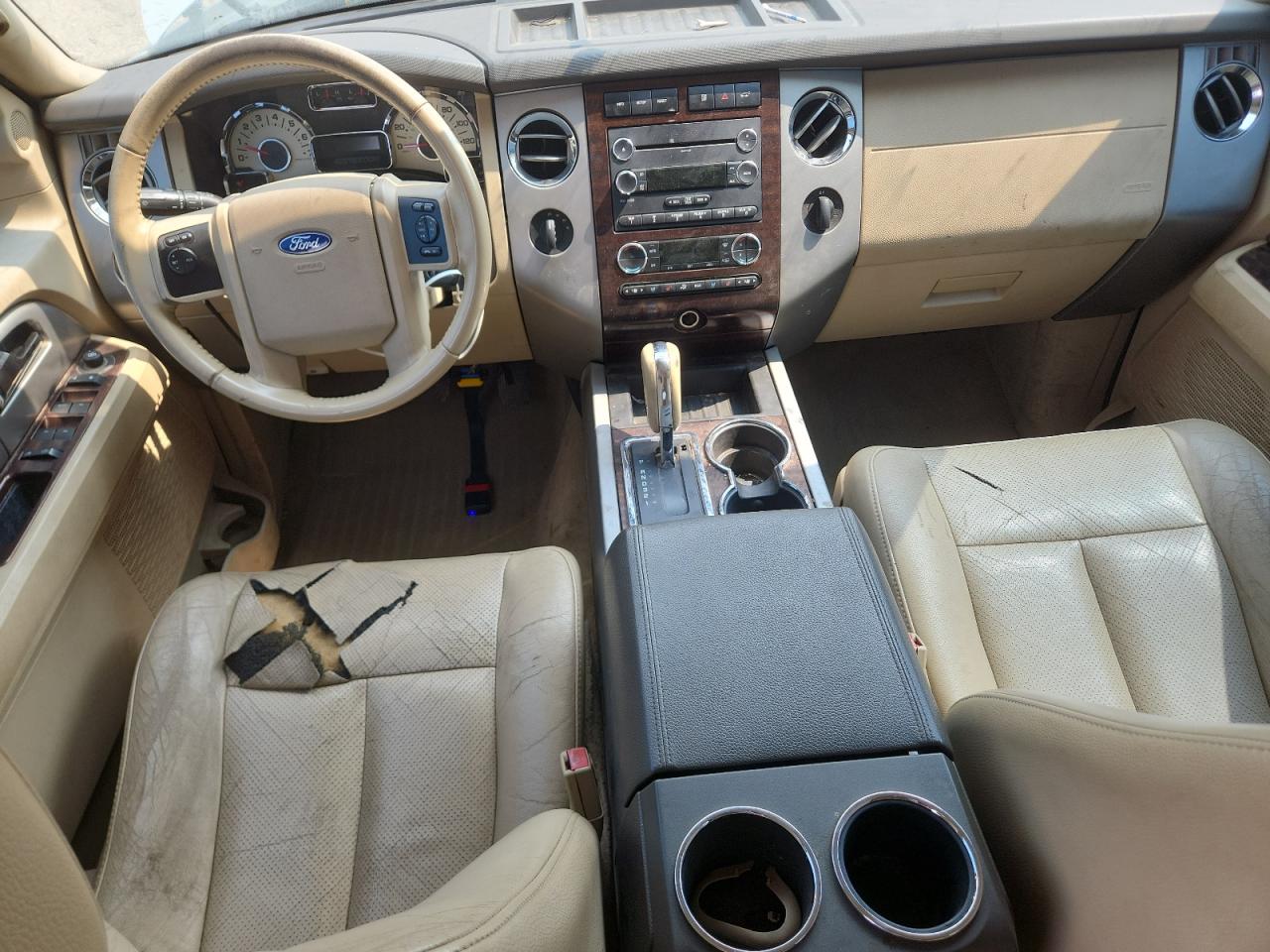 2012 Ford Expedition El Xlt/el King Ranch Белый vin: 1FMJK1J58CEF40374 Damage: Right Front Seat Cushion, Torn, 3 To 4 Inches