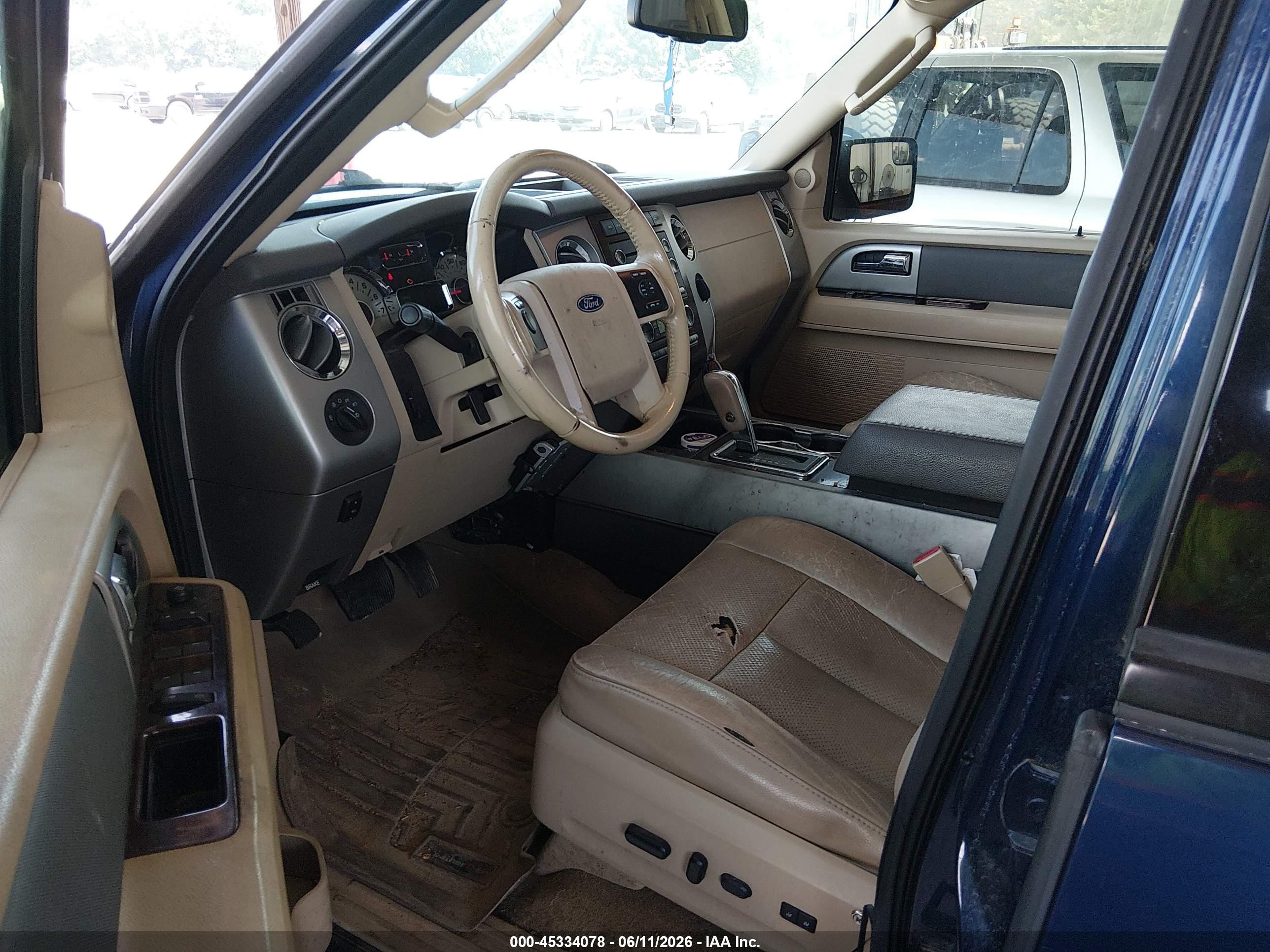 2012 Ford Expedition El Xlt Blue vin: 1FMJK1J59CEF16228