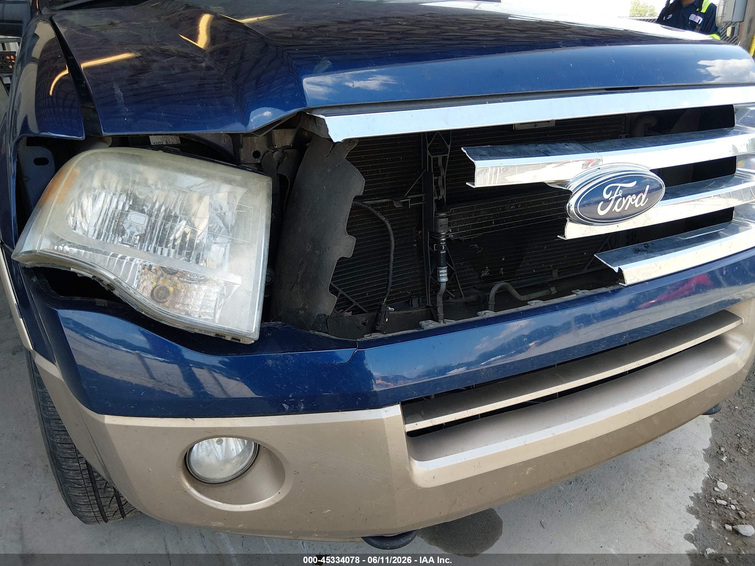 2012 Ford Expedition El Xlt Blue vin: 1FMJK1J59CEF16228
