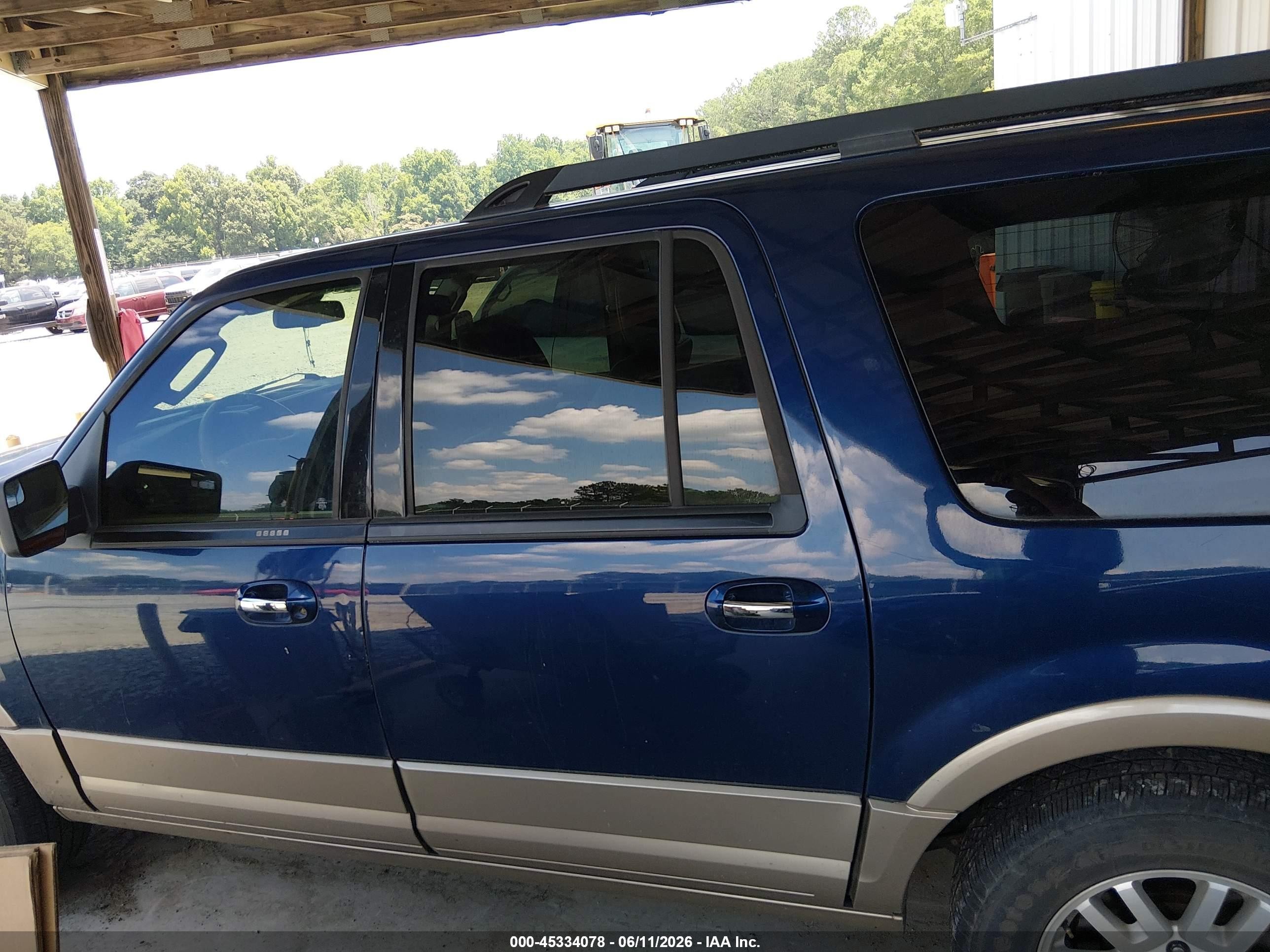 2012 Ford Expedition El Xlt Blue vin: 1FMJK1J59CEF16228