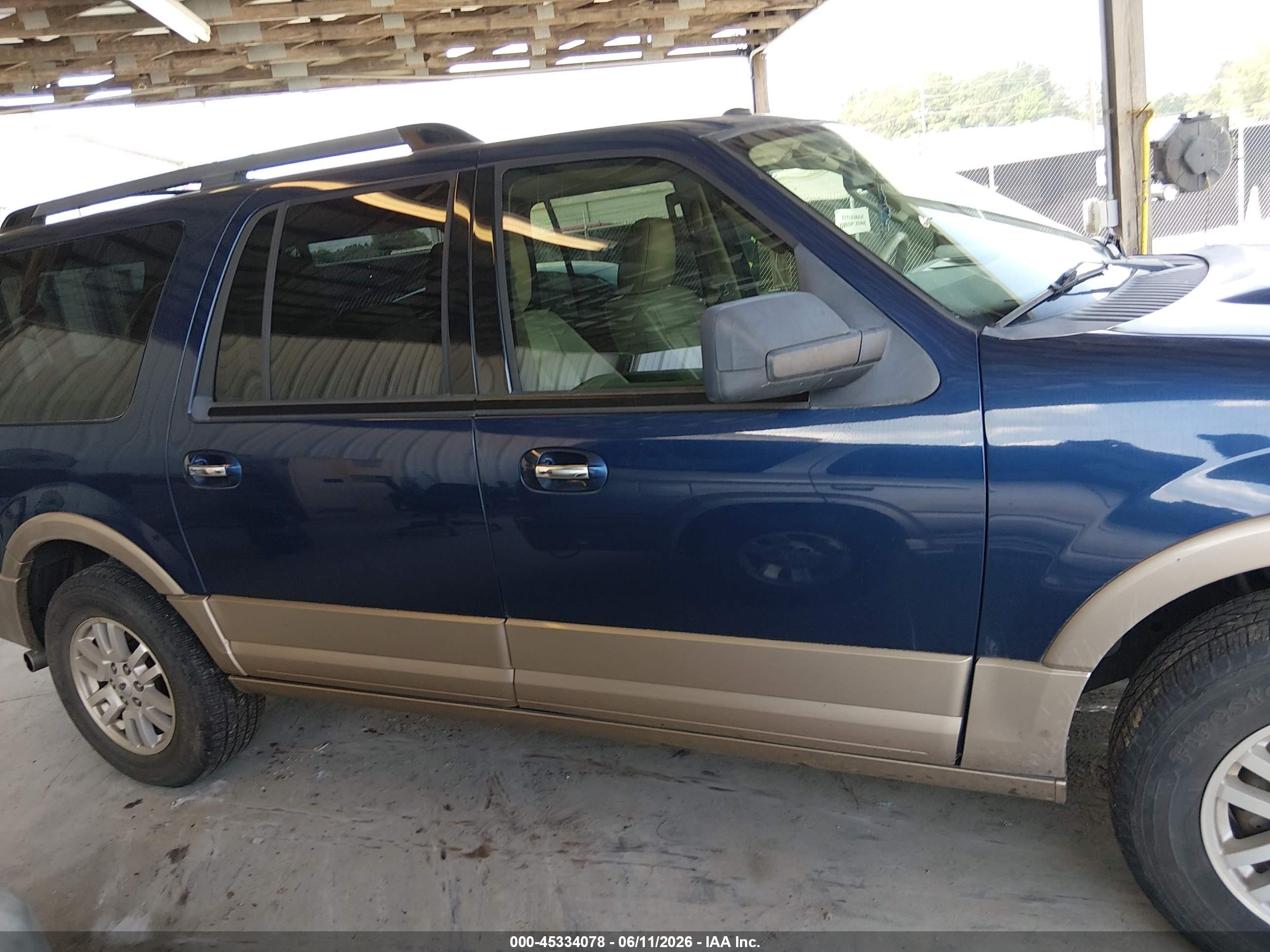 2012 Ford Expedition El Xlt Blue vin: 1FMJK1J59CEF16228