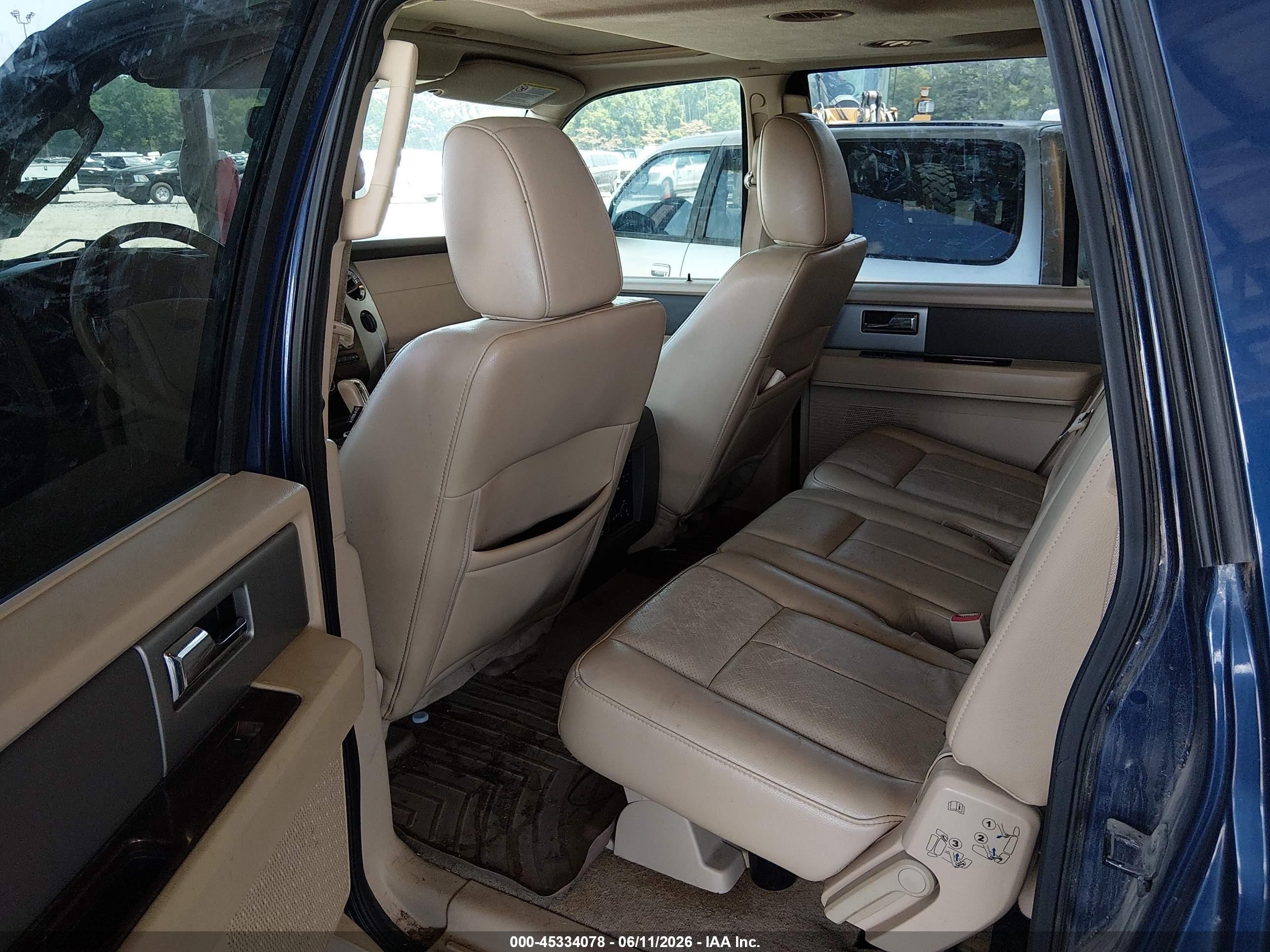 2012 Ford Expedition El Xlt Blue vin: 1FMJK1J59CEF16228