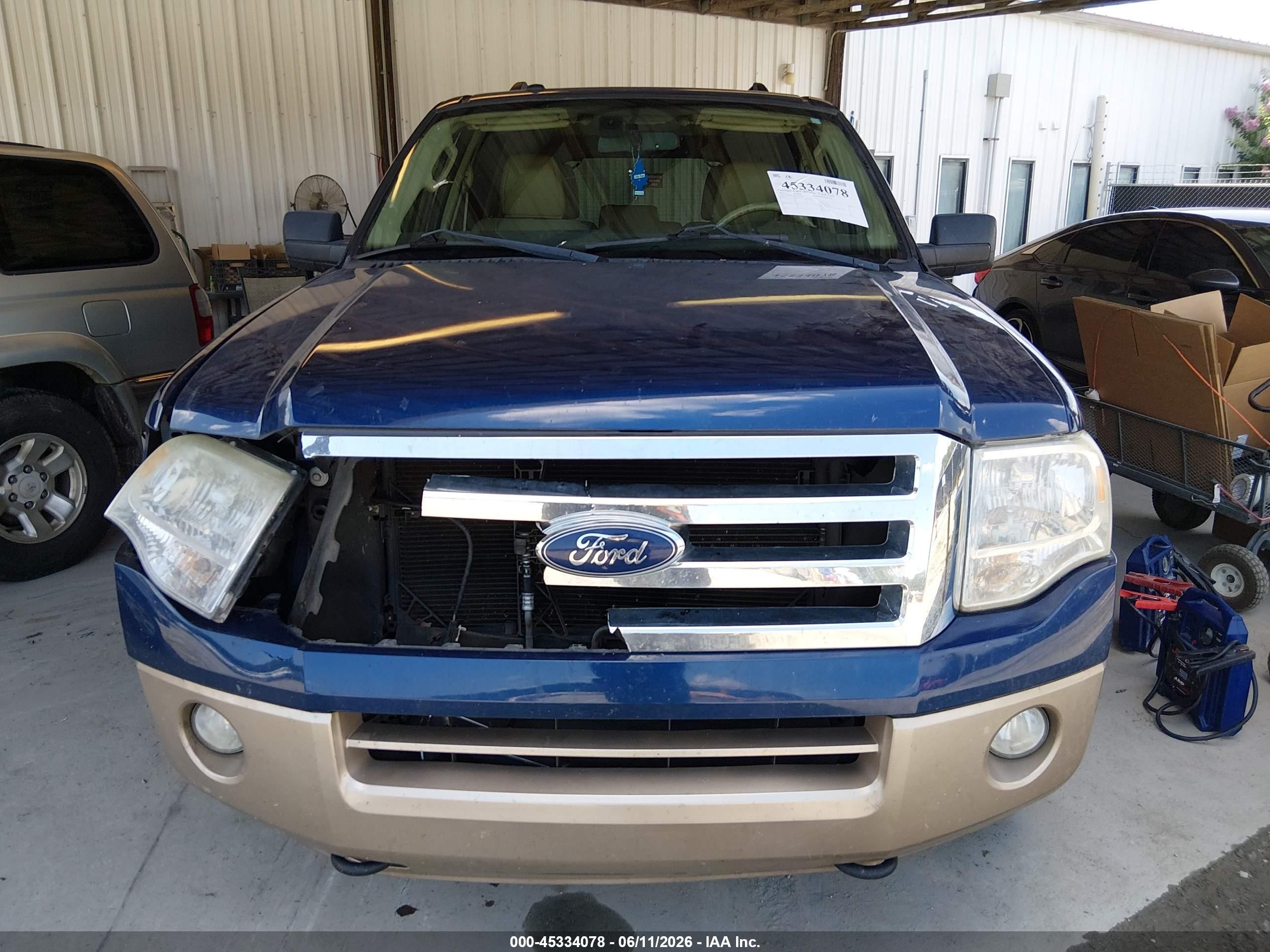 2012 Ford Expedition El Xlt Blue vin: 1FMJK1J59CEF16228