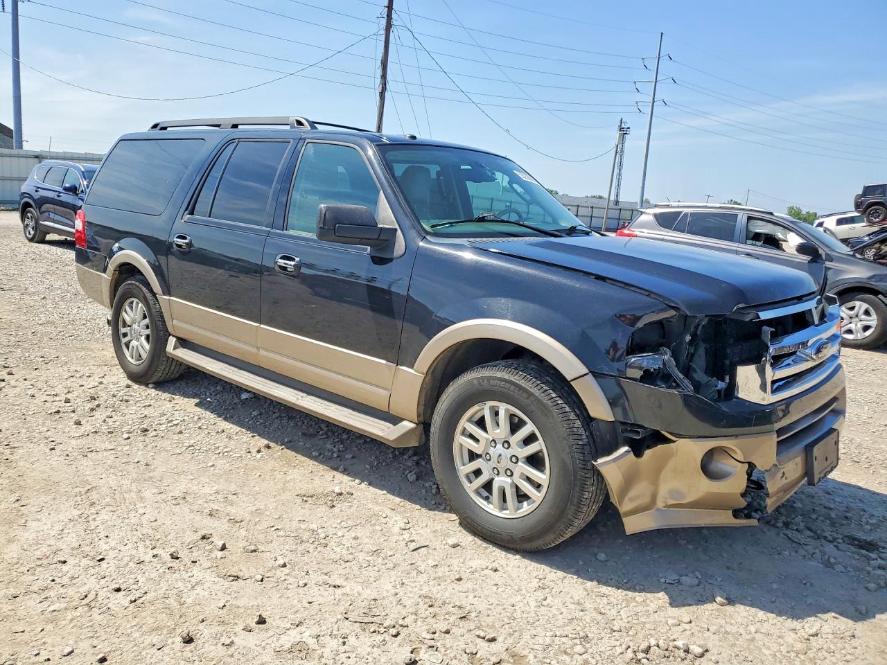 2014 Ford Expedition El Xlt Black vin: 1FMJK1J59EEF32867