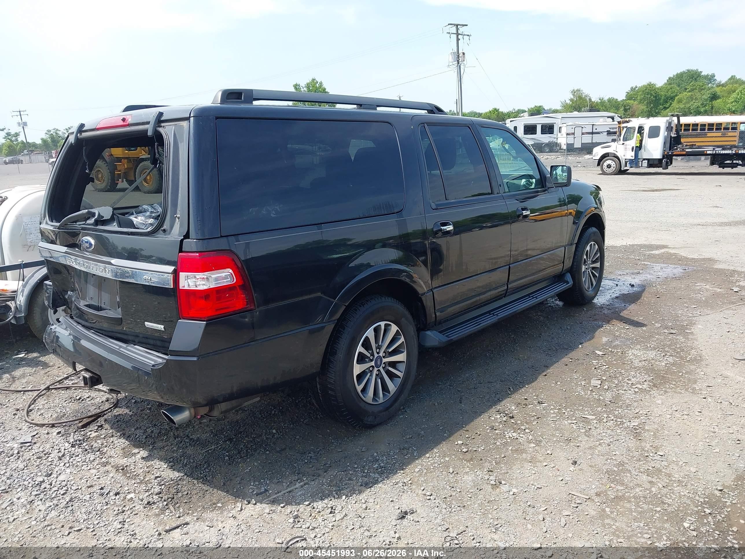 2015 Ford Expedition El Xlt Black vin: 1FMJK1JT1FEF38243