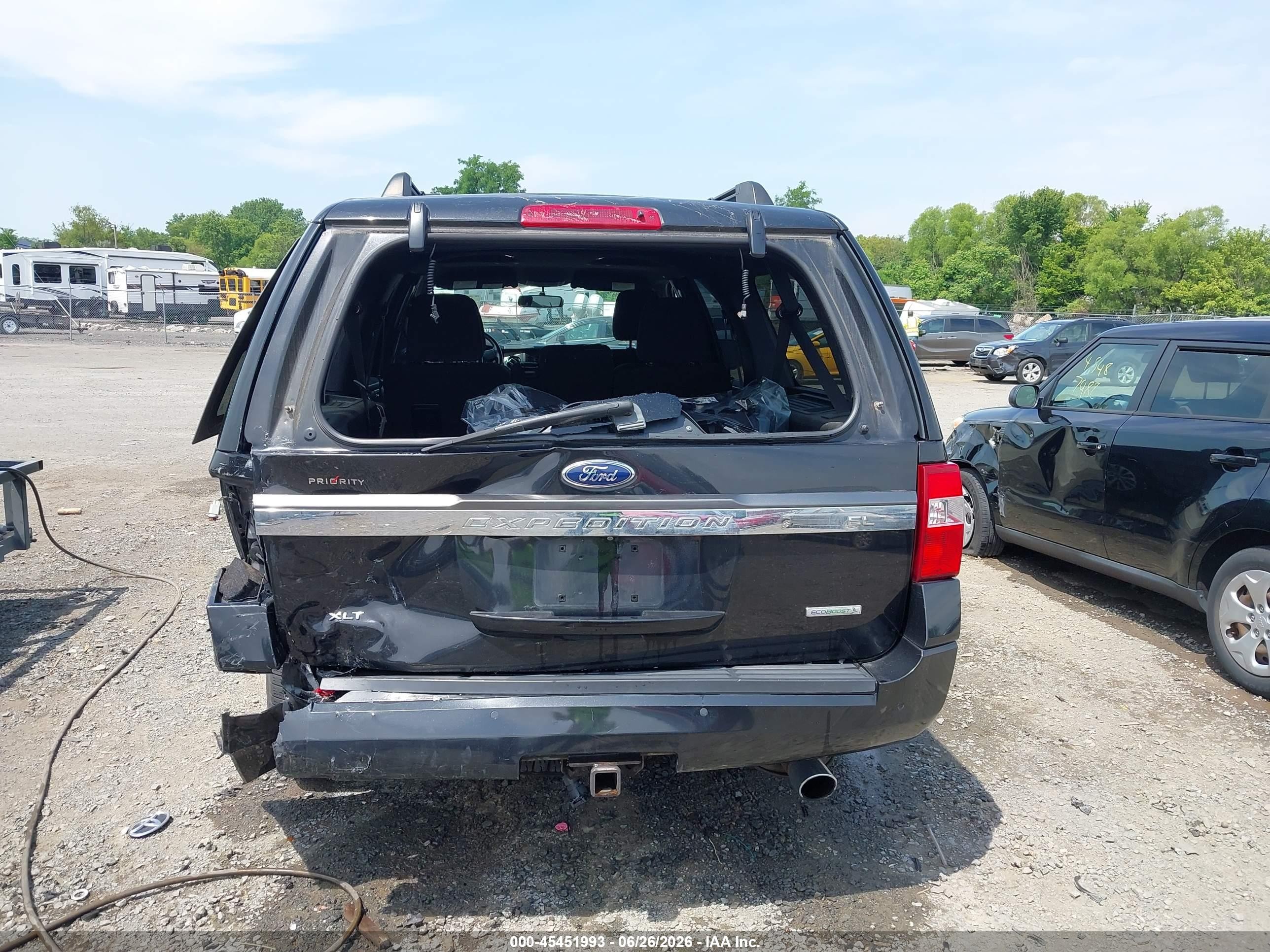 2015 Ford Expedition El Xlt Black vin: 1FMJK1JT1FEF38243