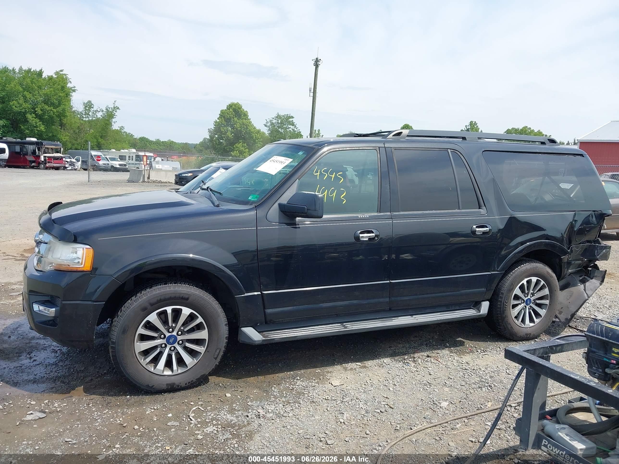 2015 Ford Expedition El Xlt Black vin: 1FMJK1JT1FEF38243