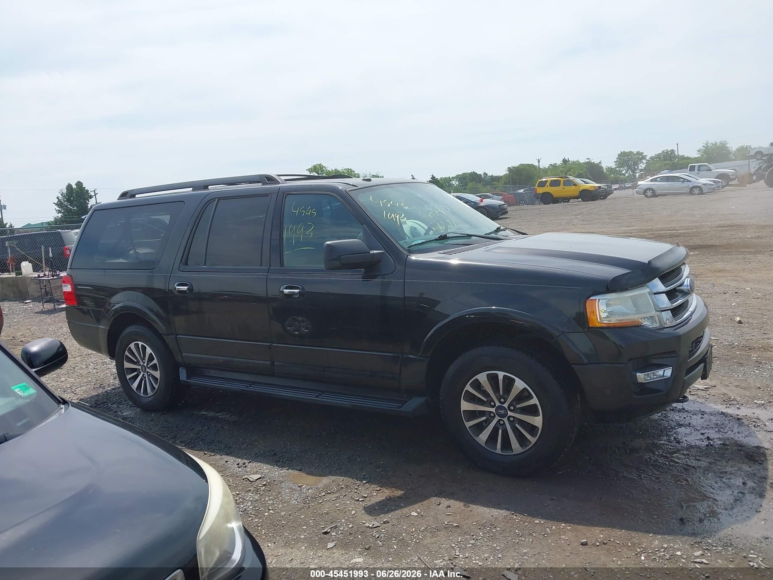 2015 Ford Expedition El Xlt Black vin: 1FMJK1JT1FEF38243