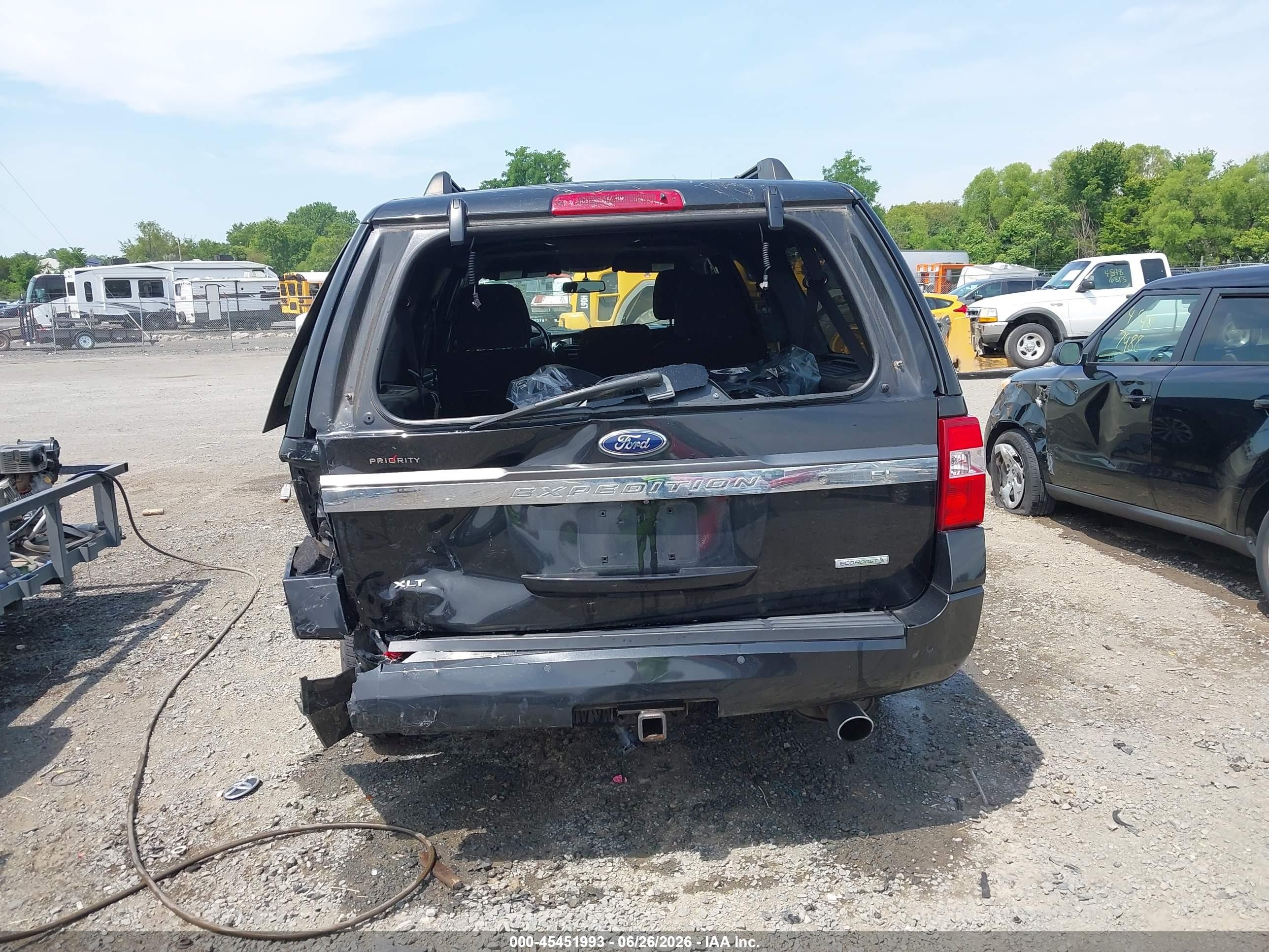 2015 Ford Expedition El Xlt Black vin: 1FMJK1JT1FEF38243